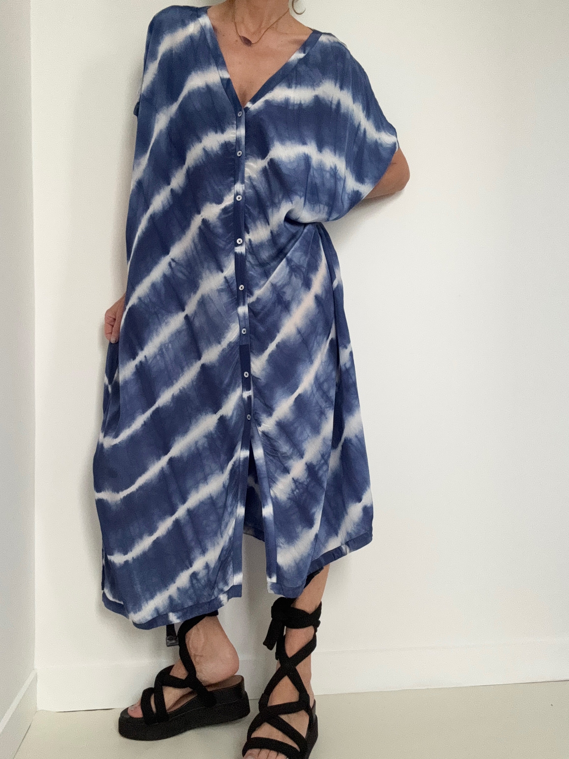Sam Kaftan Dress Sky Blue | Dresses