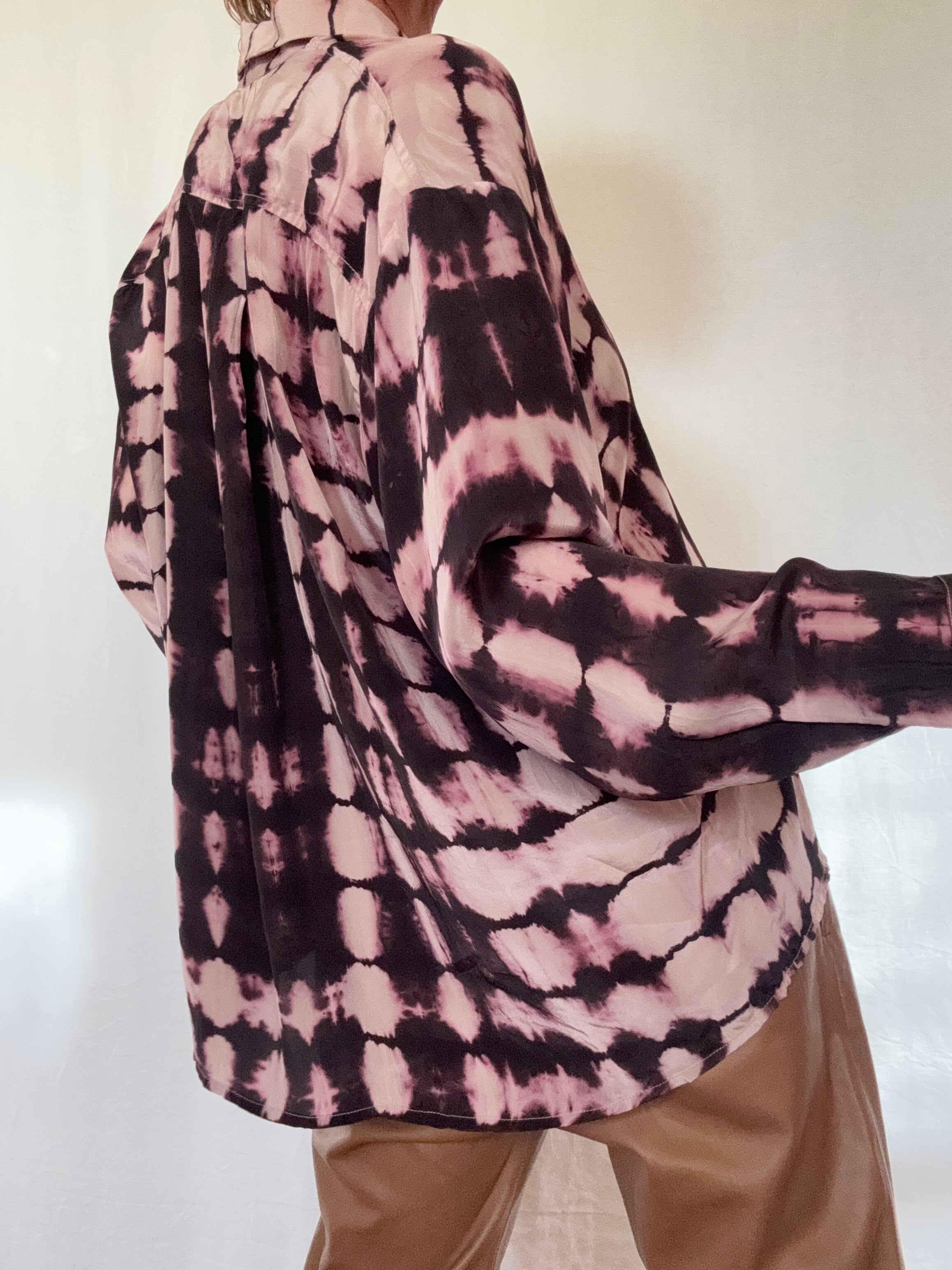 Nous Antwerp Shirts Meganne Blouse Purple Tiedye