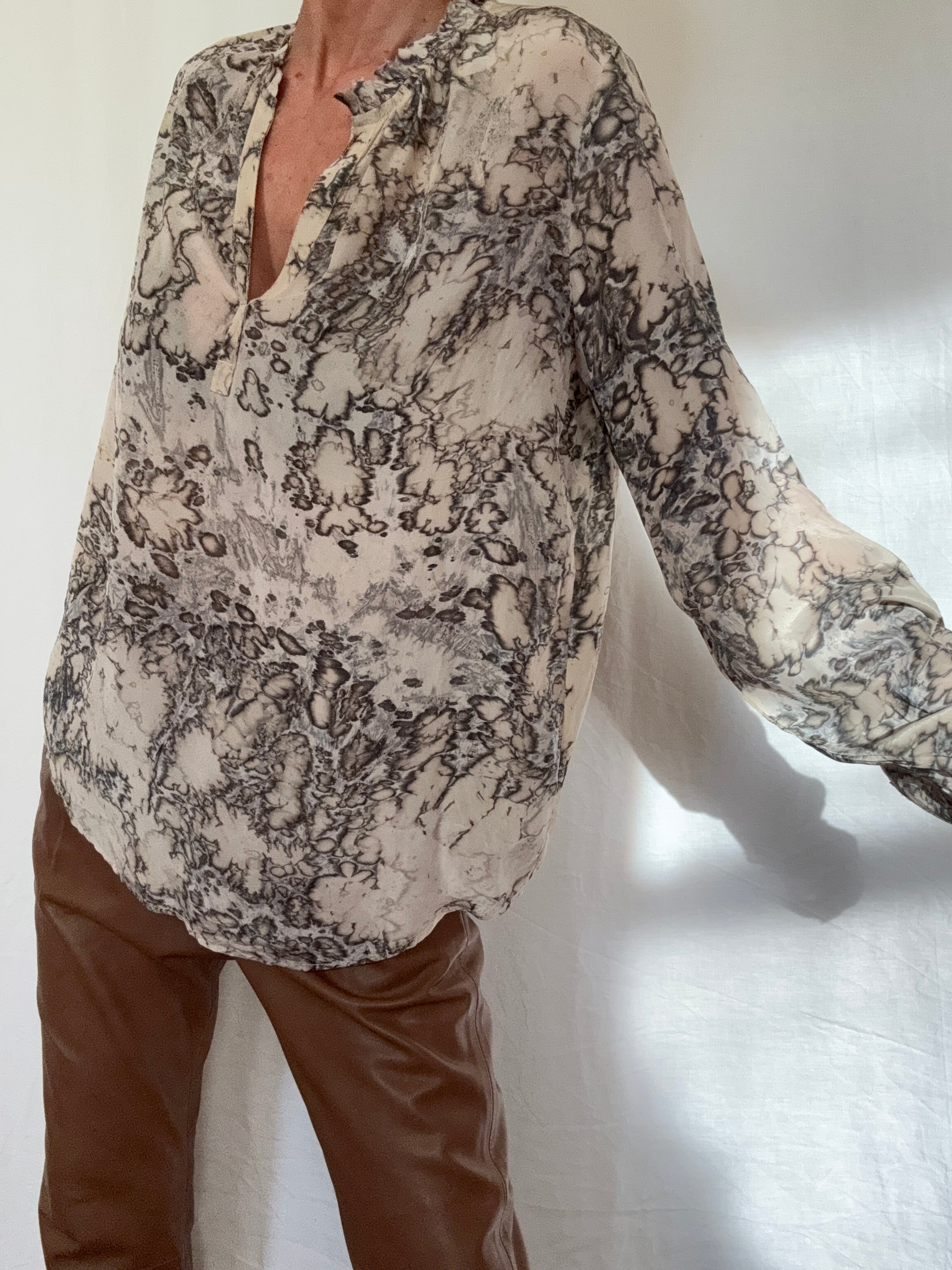 Project AJ 117 Blouses Glory Blouse Rocky Marble