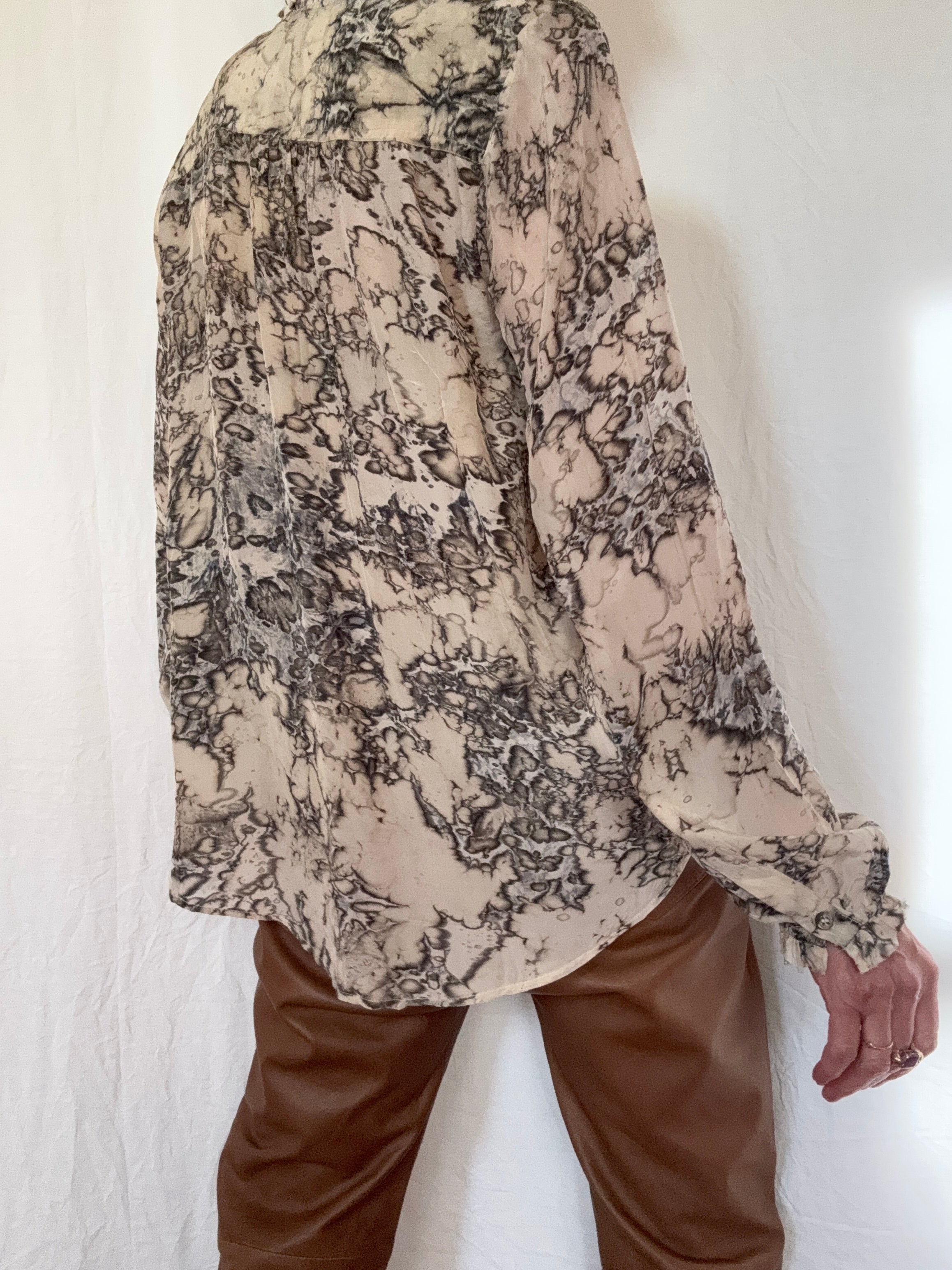 Project AJ 117 Blouses Glory Blouse Rocky Marble