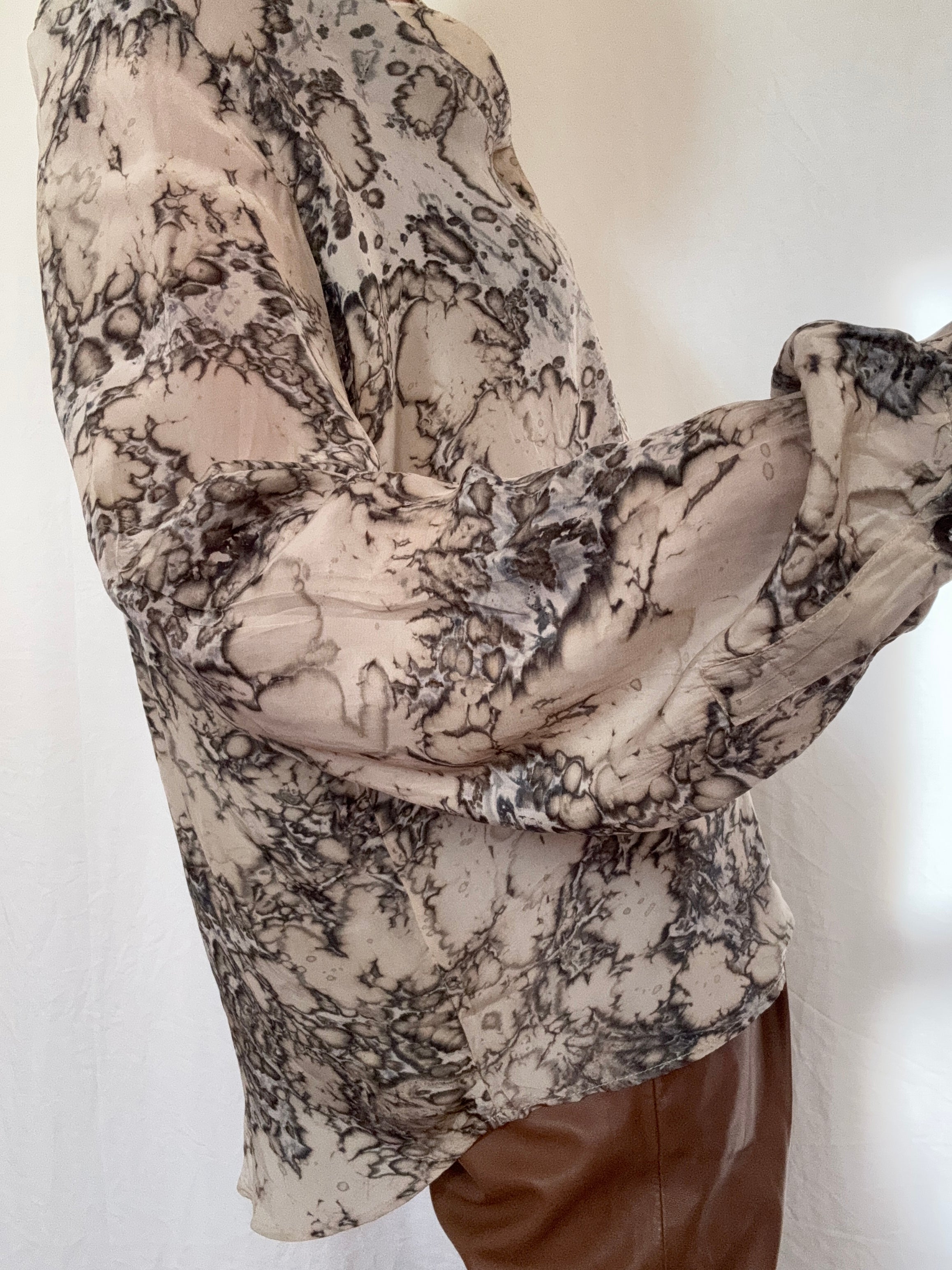 Project AJ 117 Blouses Glory Blouse Rocky Marble