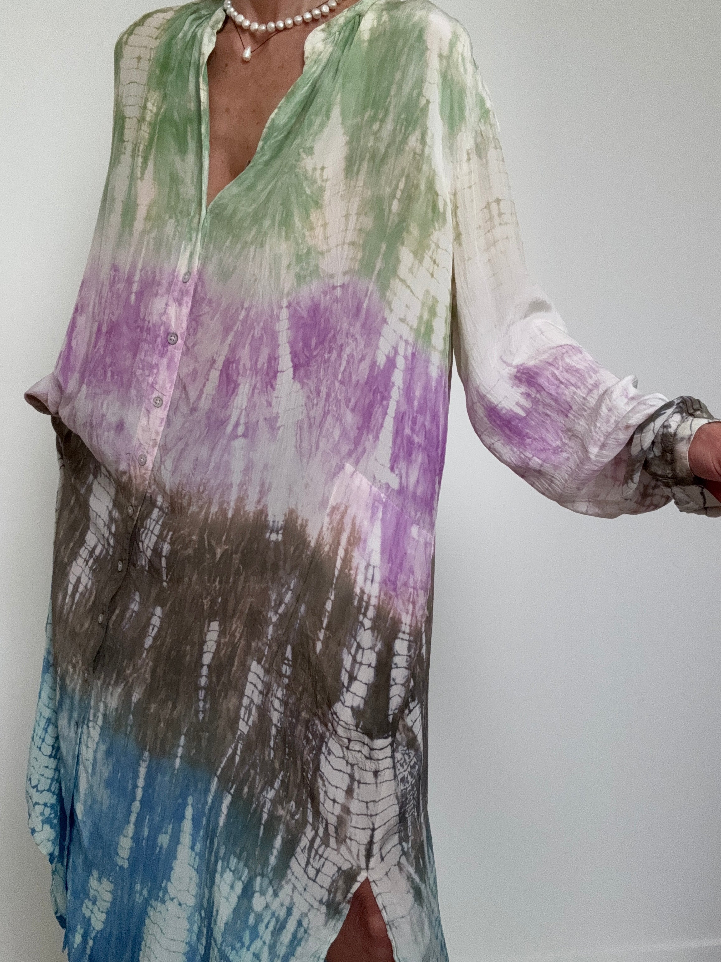 Paris Dress Multi Lavender | Dresses