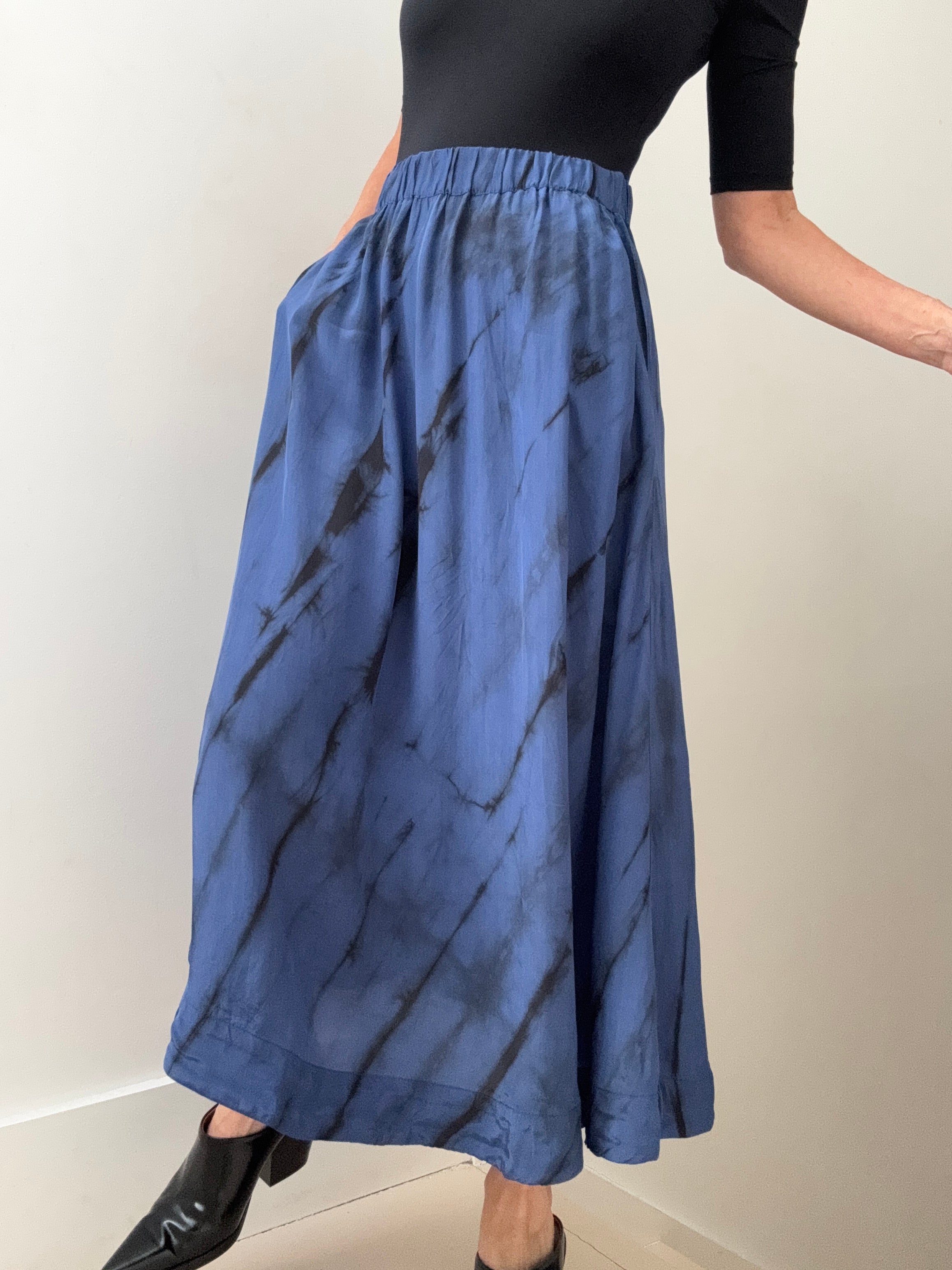 Project AJ 117 Skirts Franny Skirt Blue Tiedye