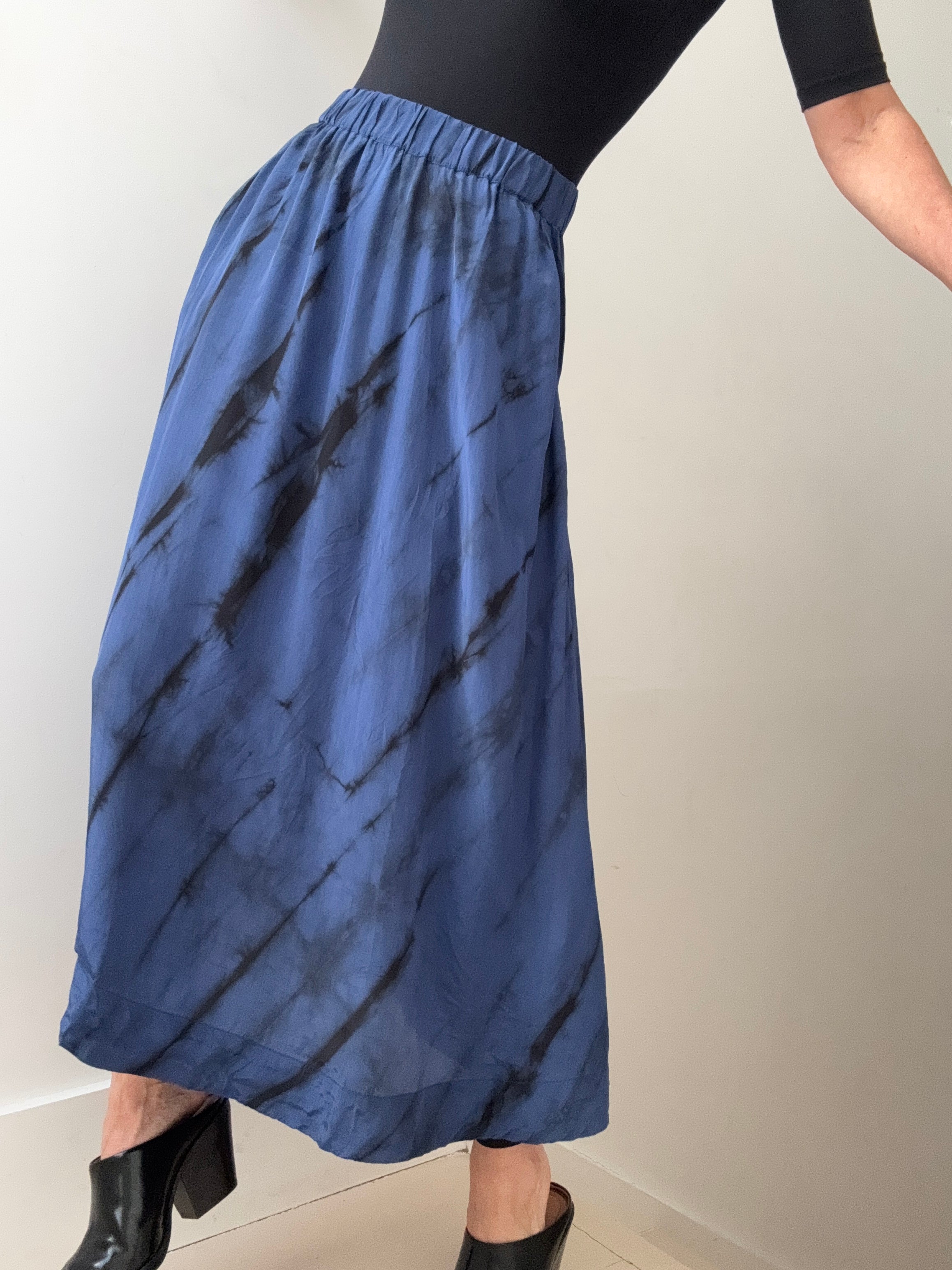 Project AJ 117 Skirts Franny Skirt Blue Tiedye