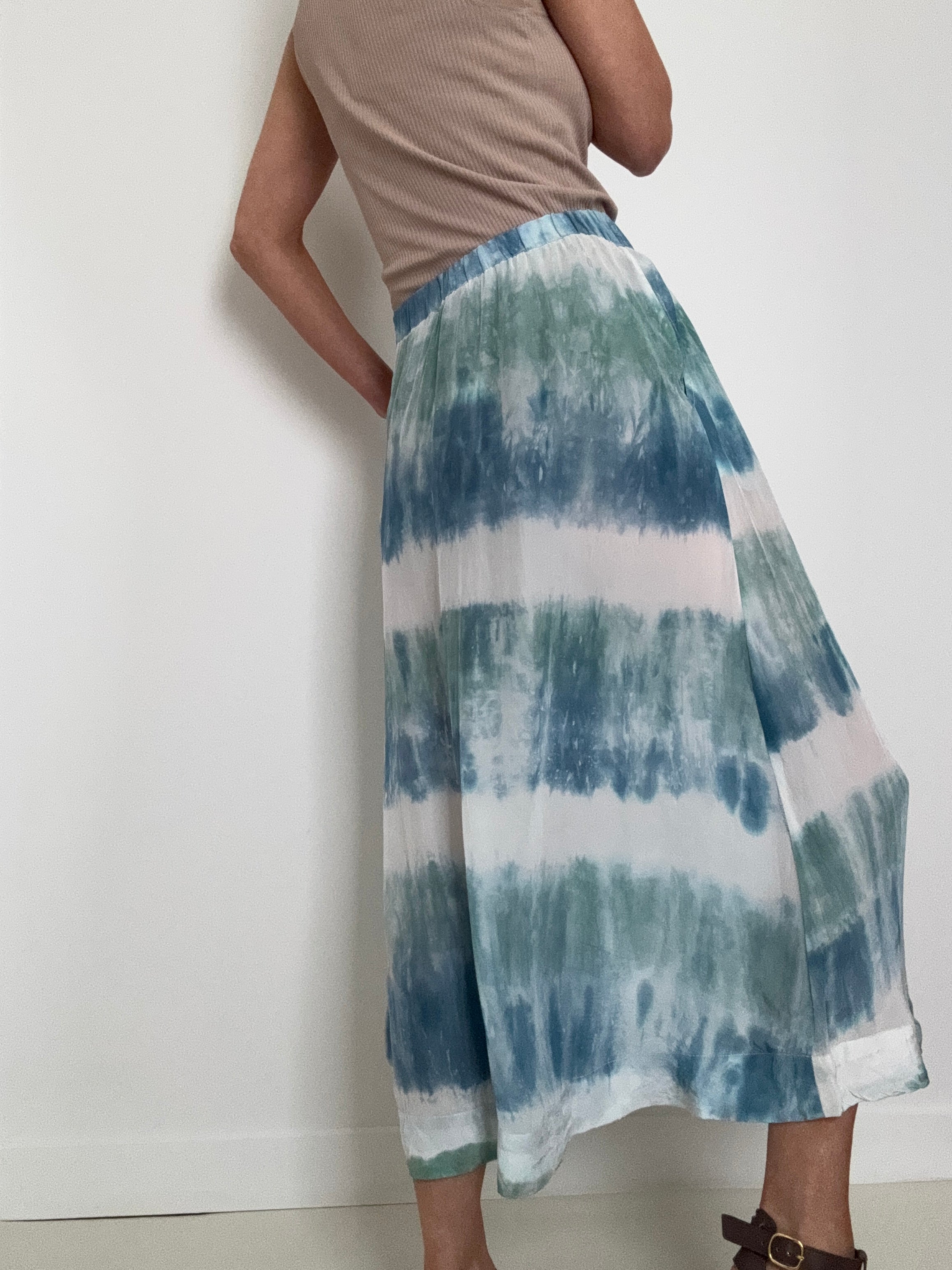 Franny Skirt Ocean Blues Tieydye | Skirts
