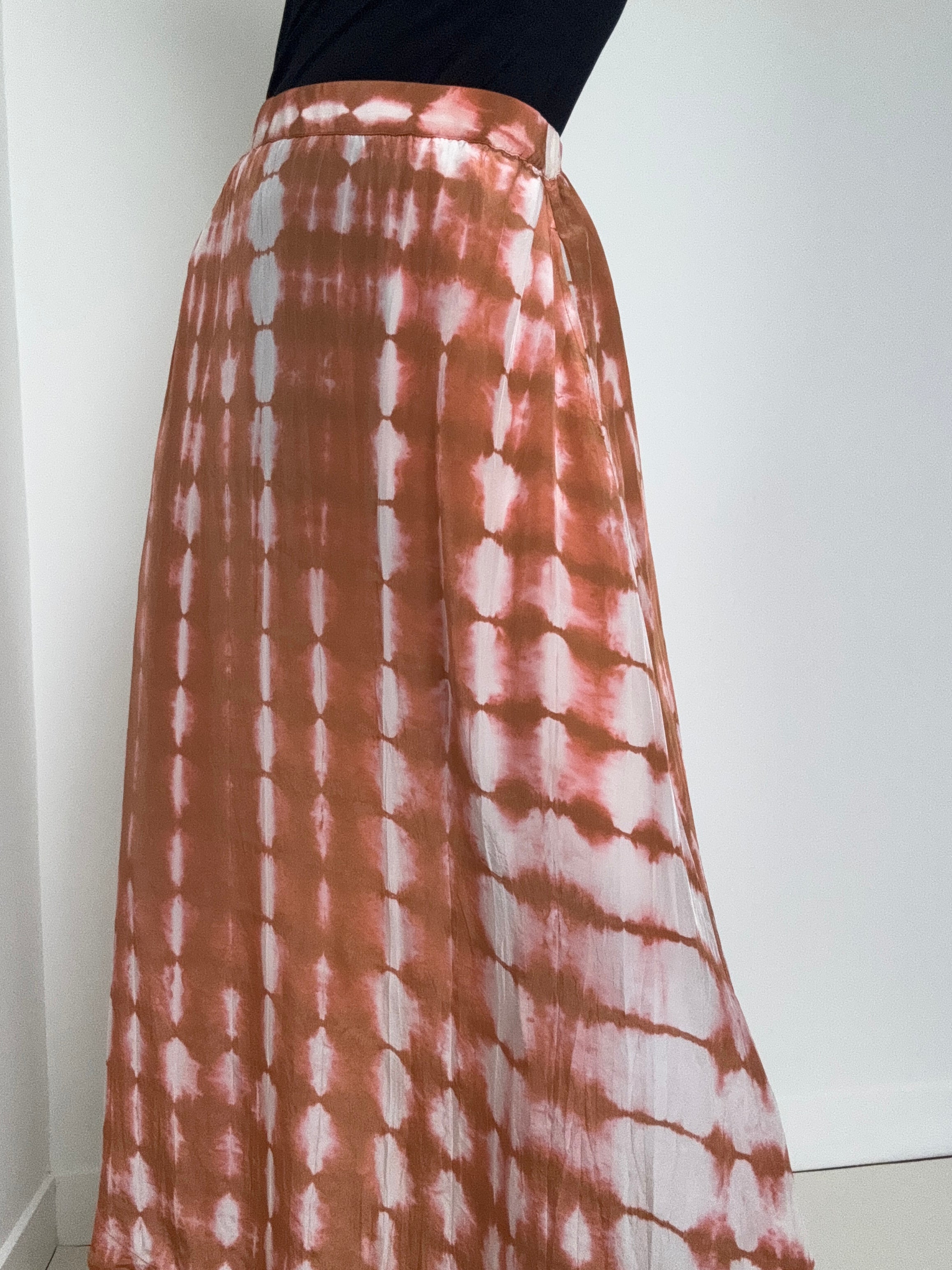 Silk Flora Skirt Camelia Pink | Skirts