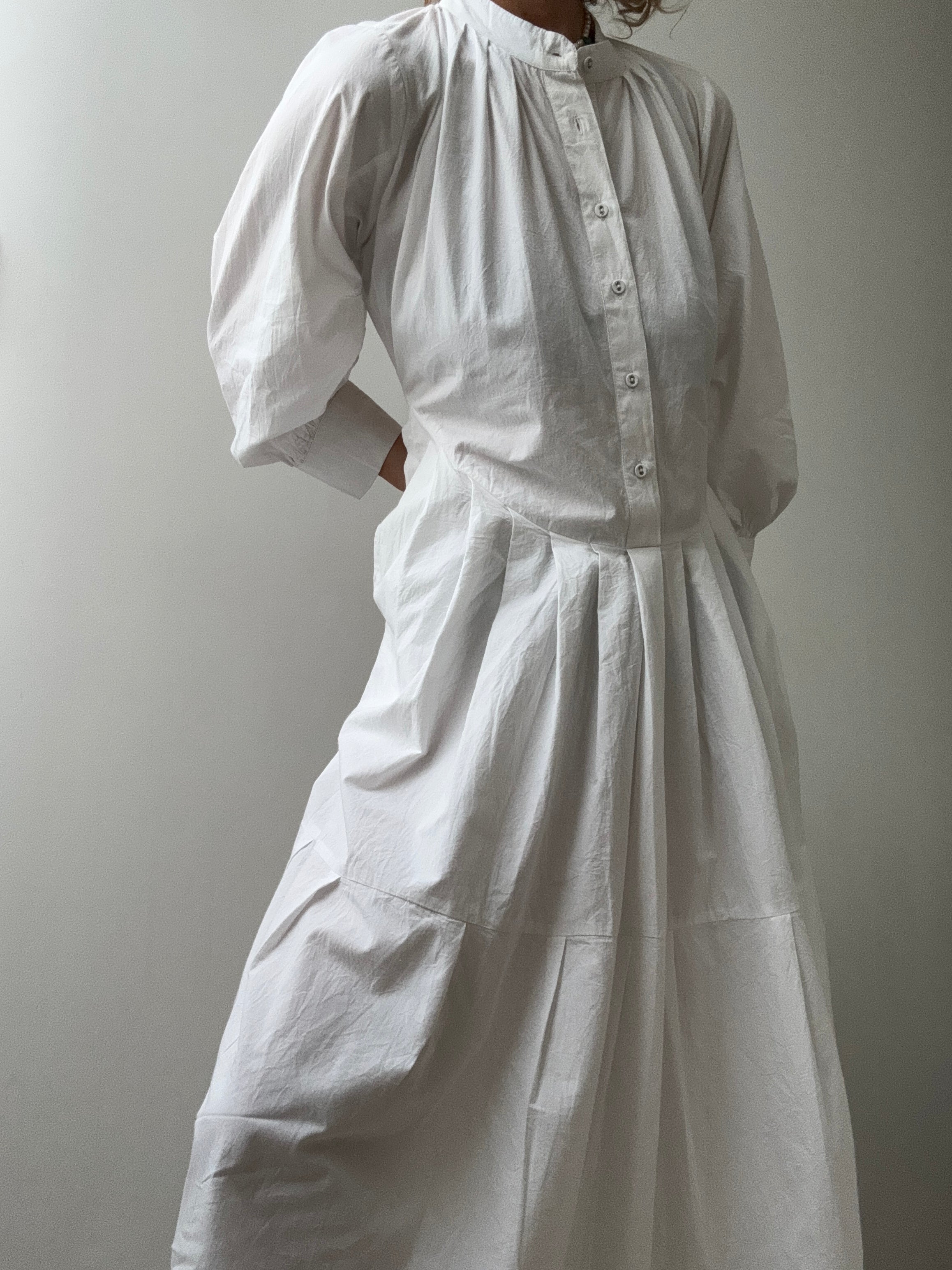 Prisha Shirt Dress White | Dresses
