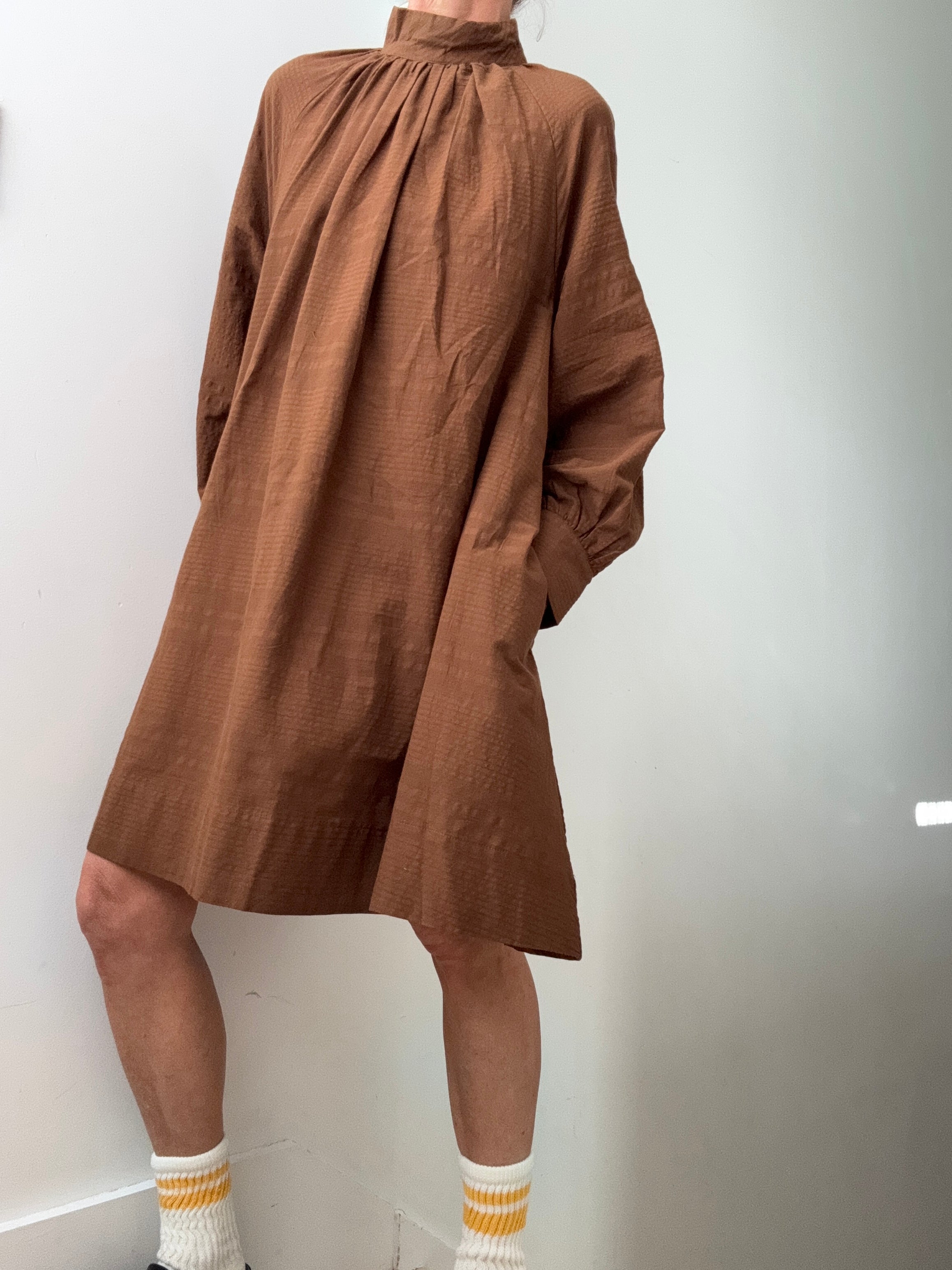 Rabens Saloner Felice Dress Brown | Dresses