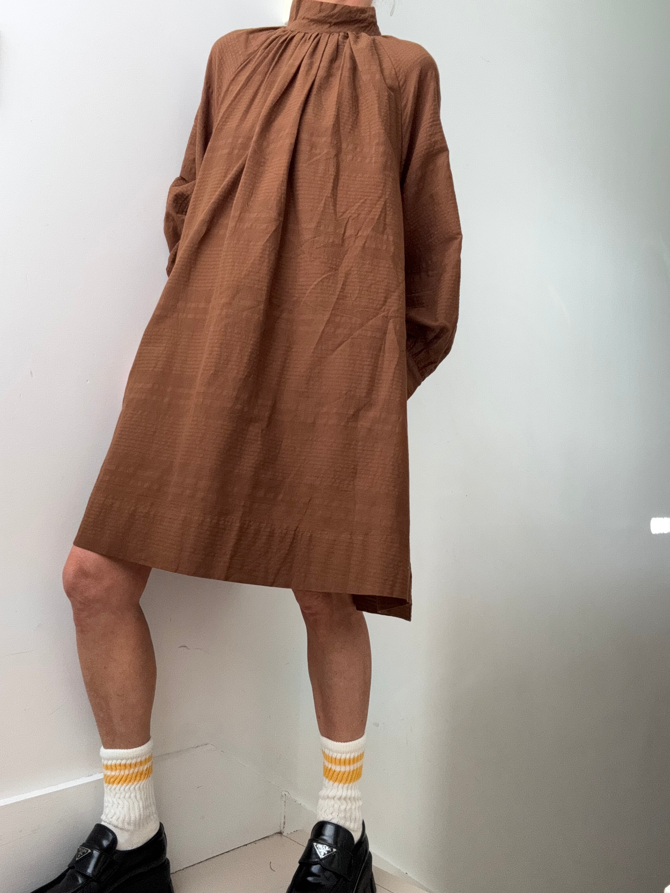 Rabens Saloner Felice Dress Brown | Dresses