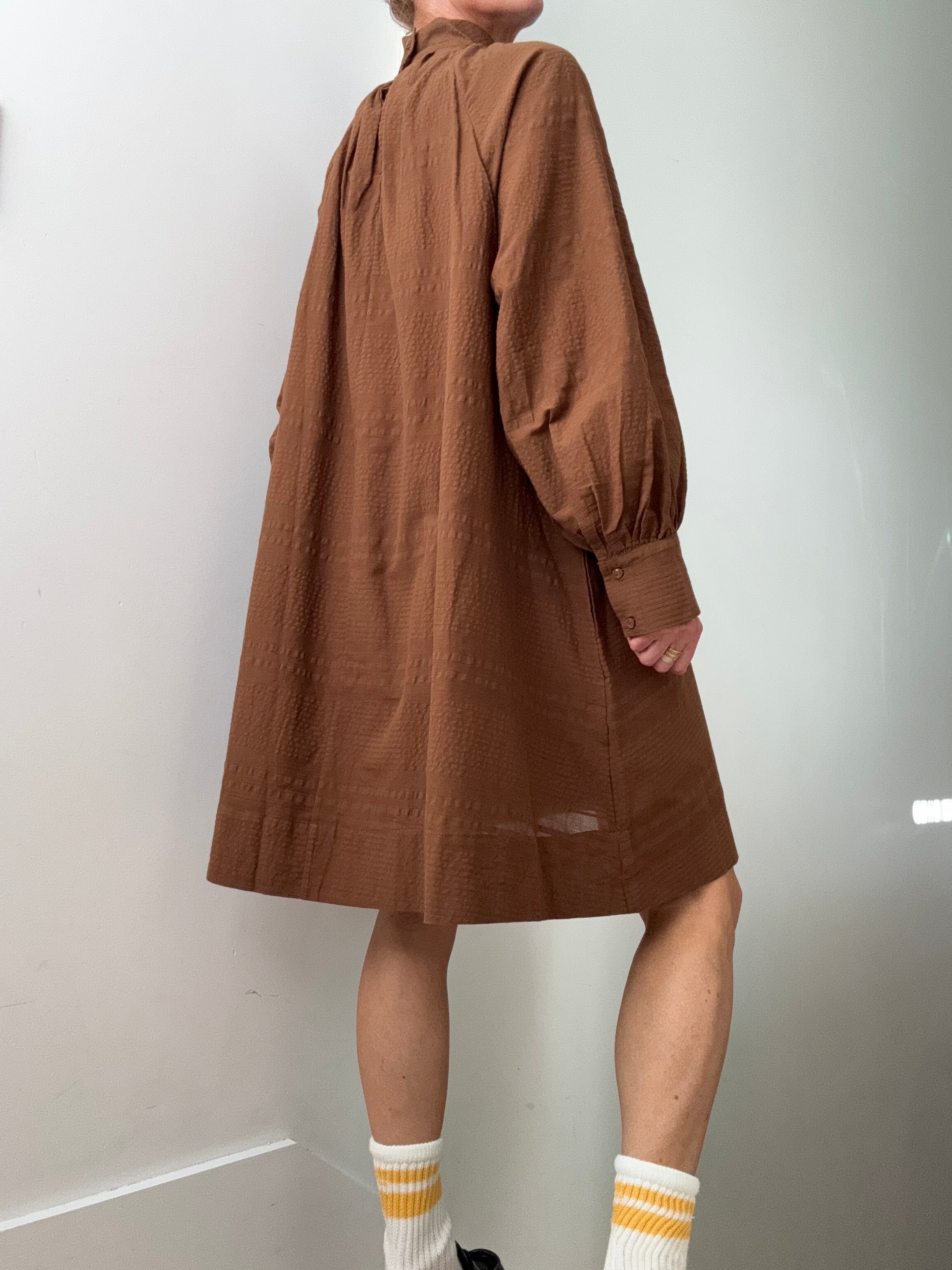 Rabens Saloner Felice Dress Brown | Dresses