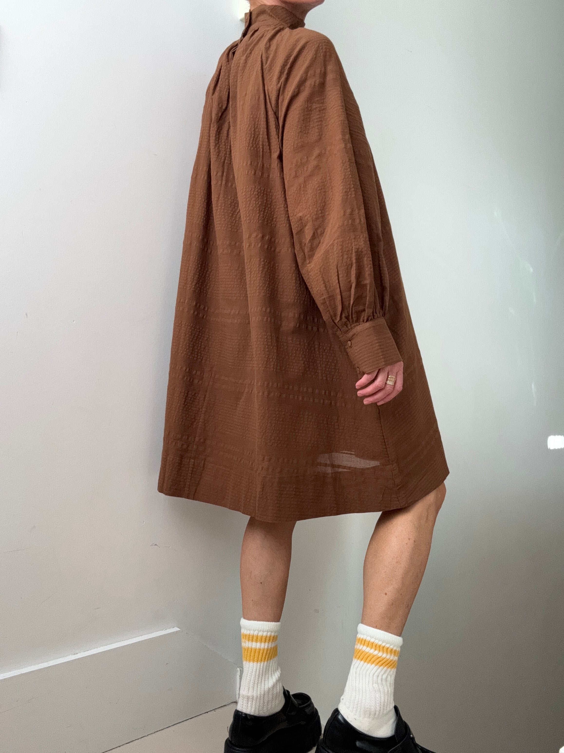 Rabens Saloner Felice Dress Brown | Dresses