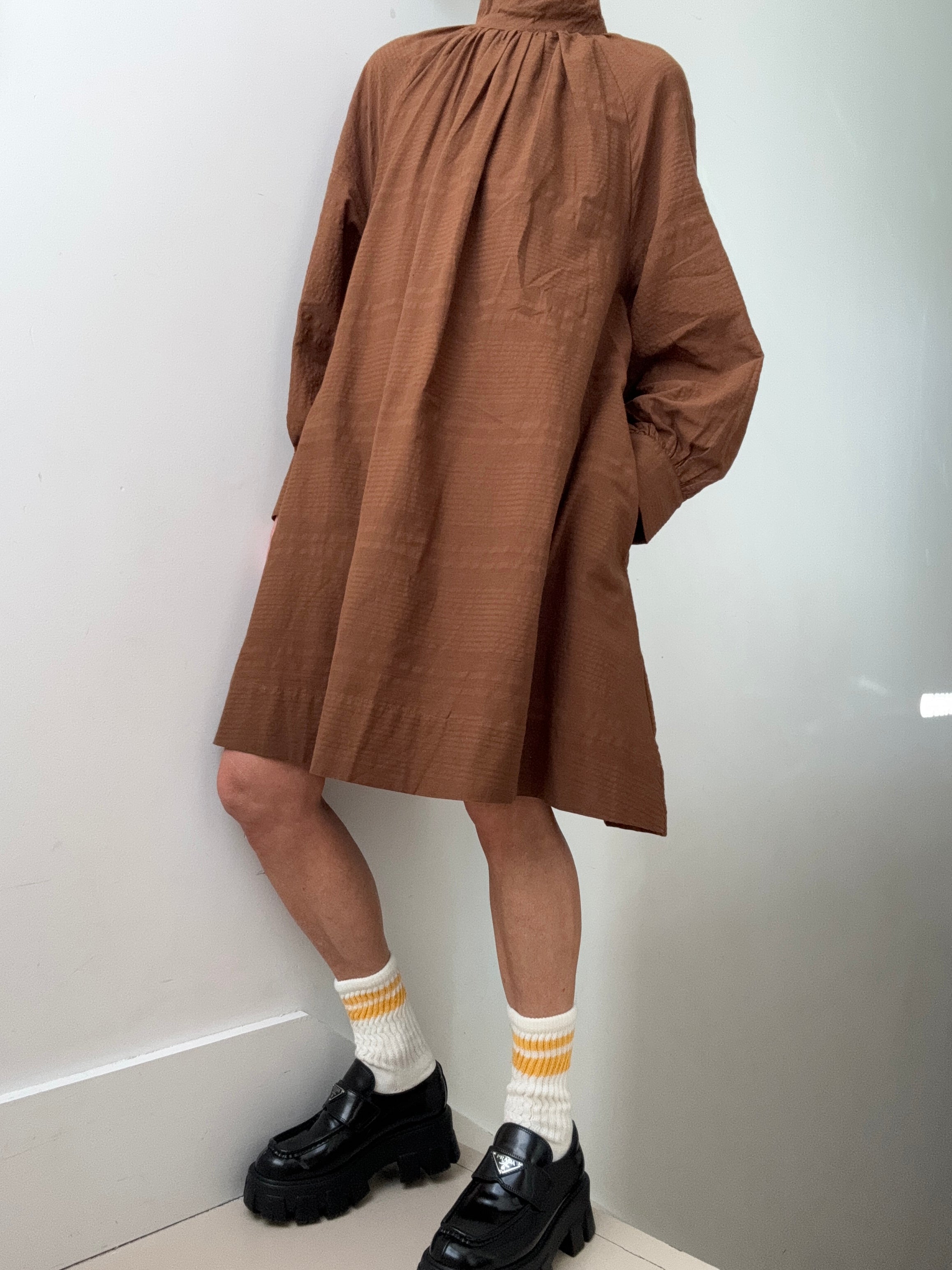 Rabens Saloner Felice Dress Brown | Dresses