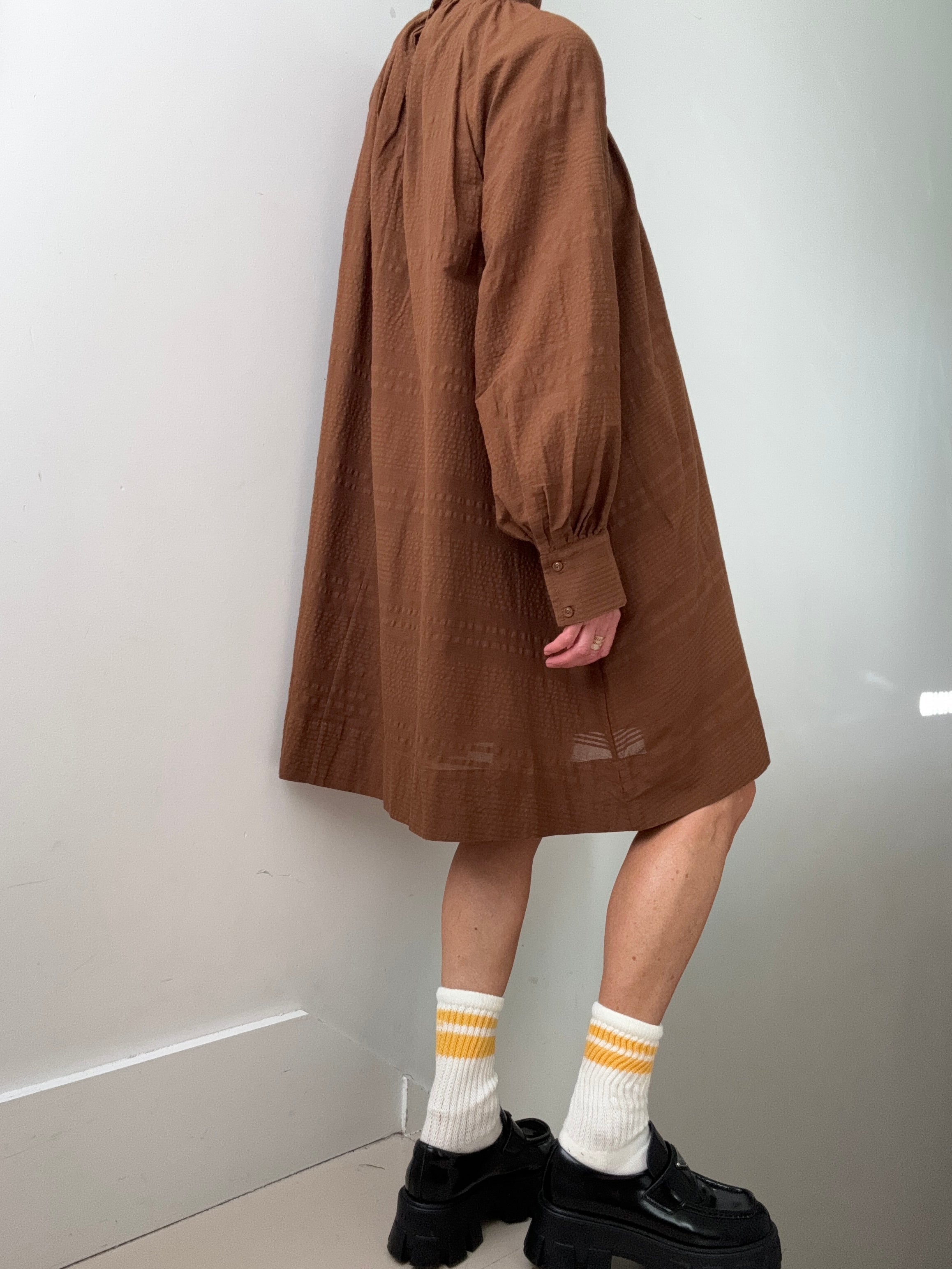 Rabens Saloner Felice Dress Brown | Dresses