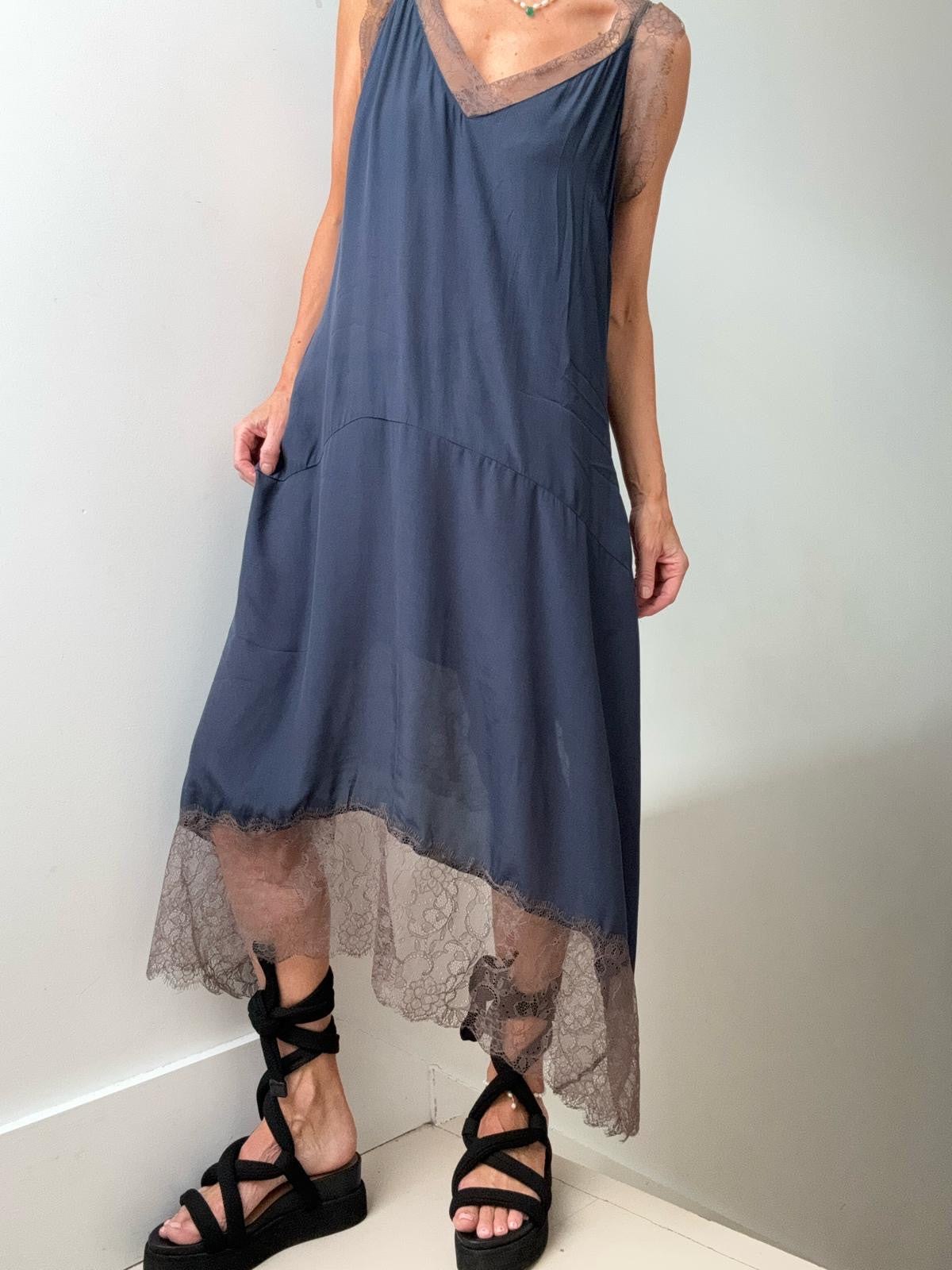 Rabens Saloner Joelle Dress Blue | Dresses