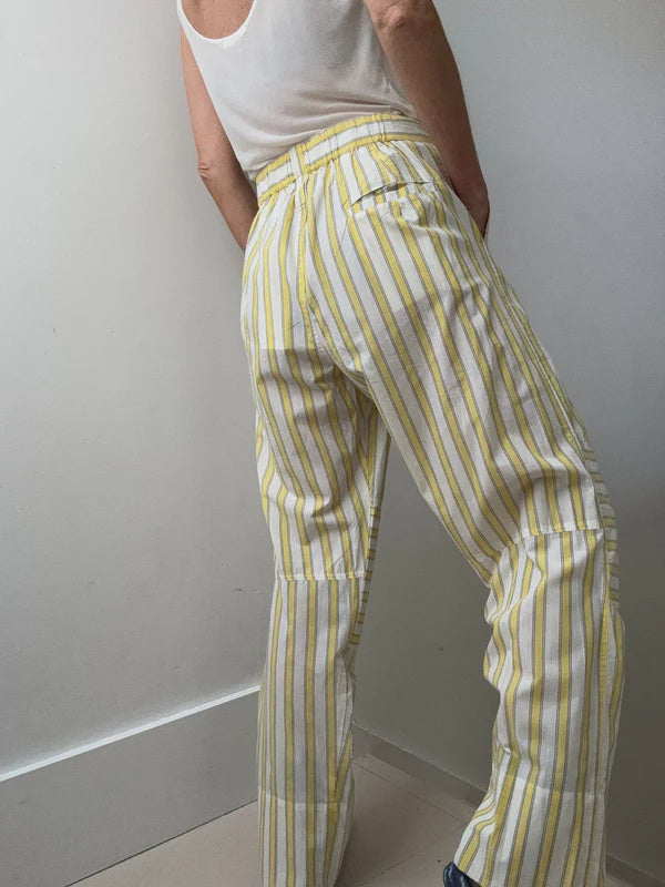 Fresia Line Pants Lemon | Pants