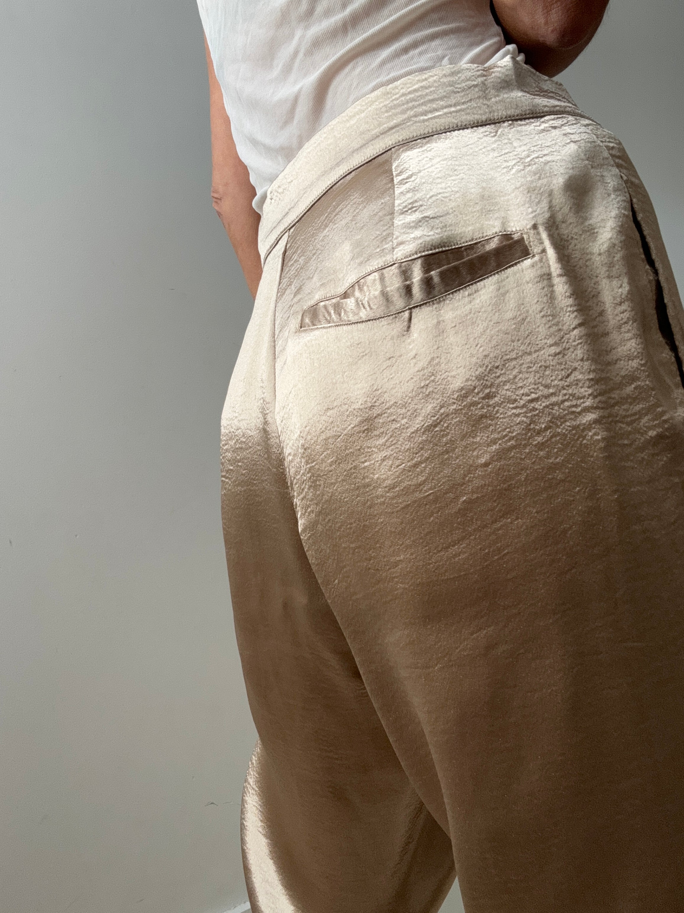 Liquid Satin Trousers | Pants