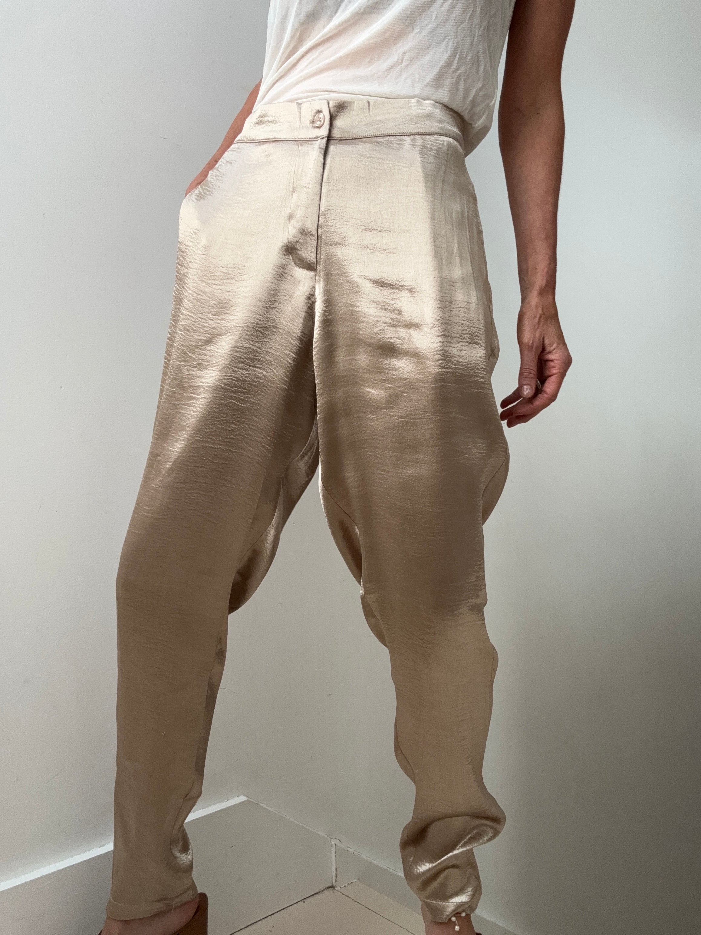 Liquid Satin Trousers | Pants