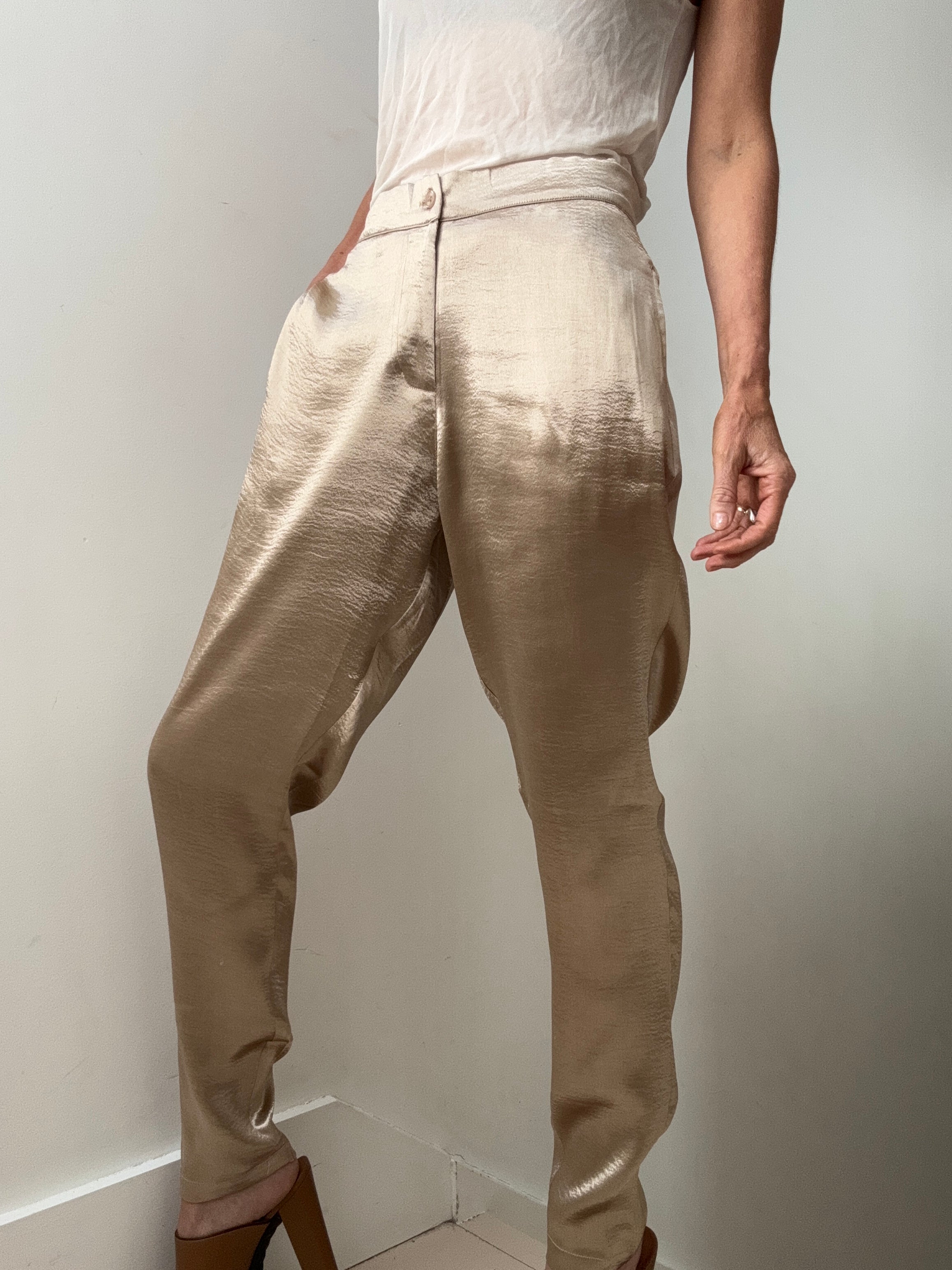 Liquid Satin Trousers | Pants