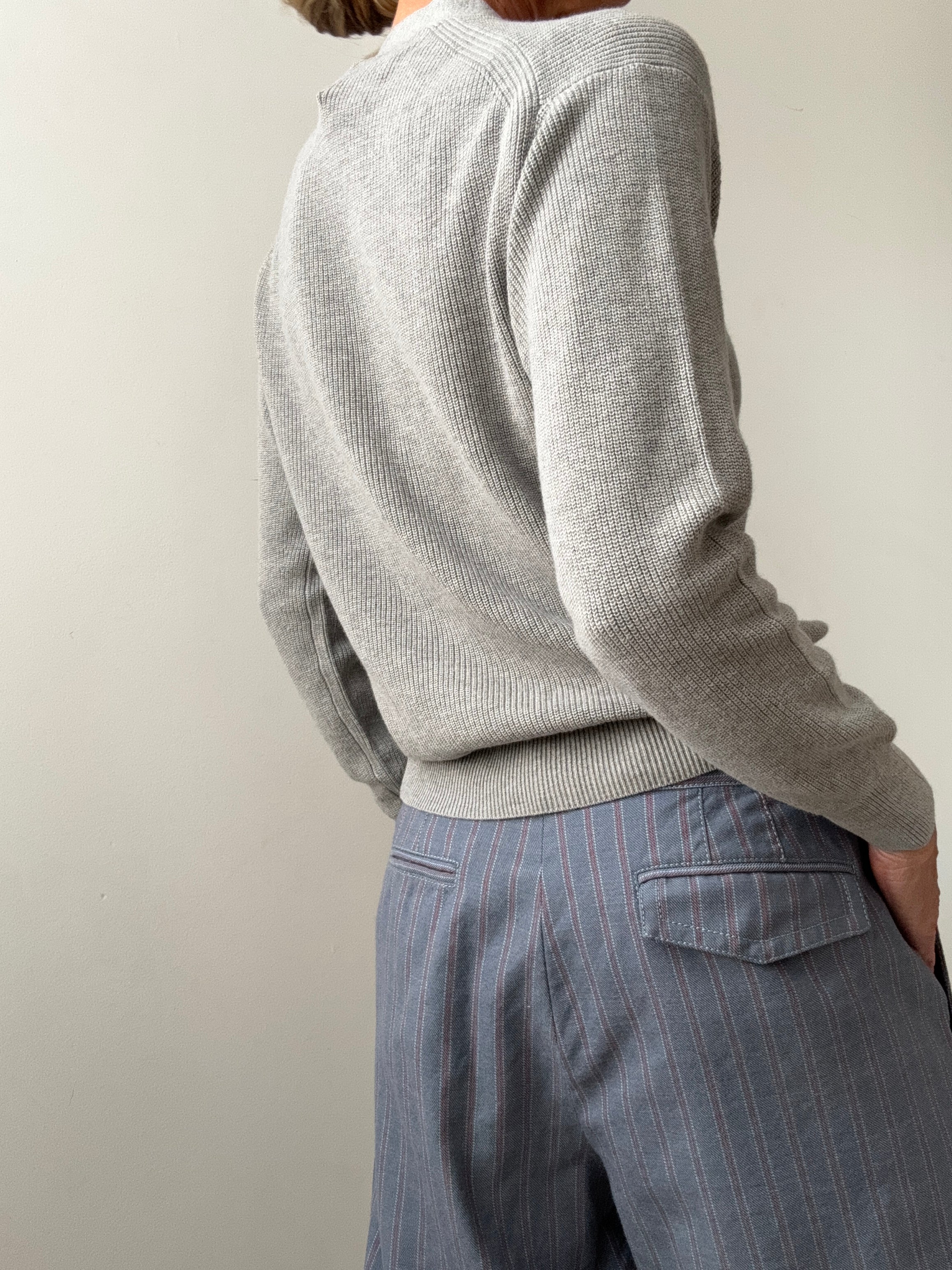 Ralph Lauren Cardigans Ralph Lauren Ribbed Cardigan Grey