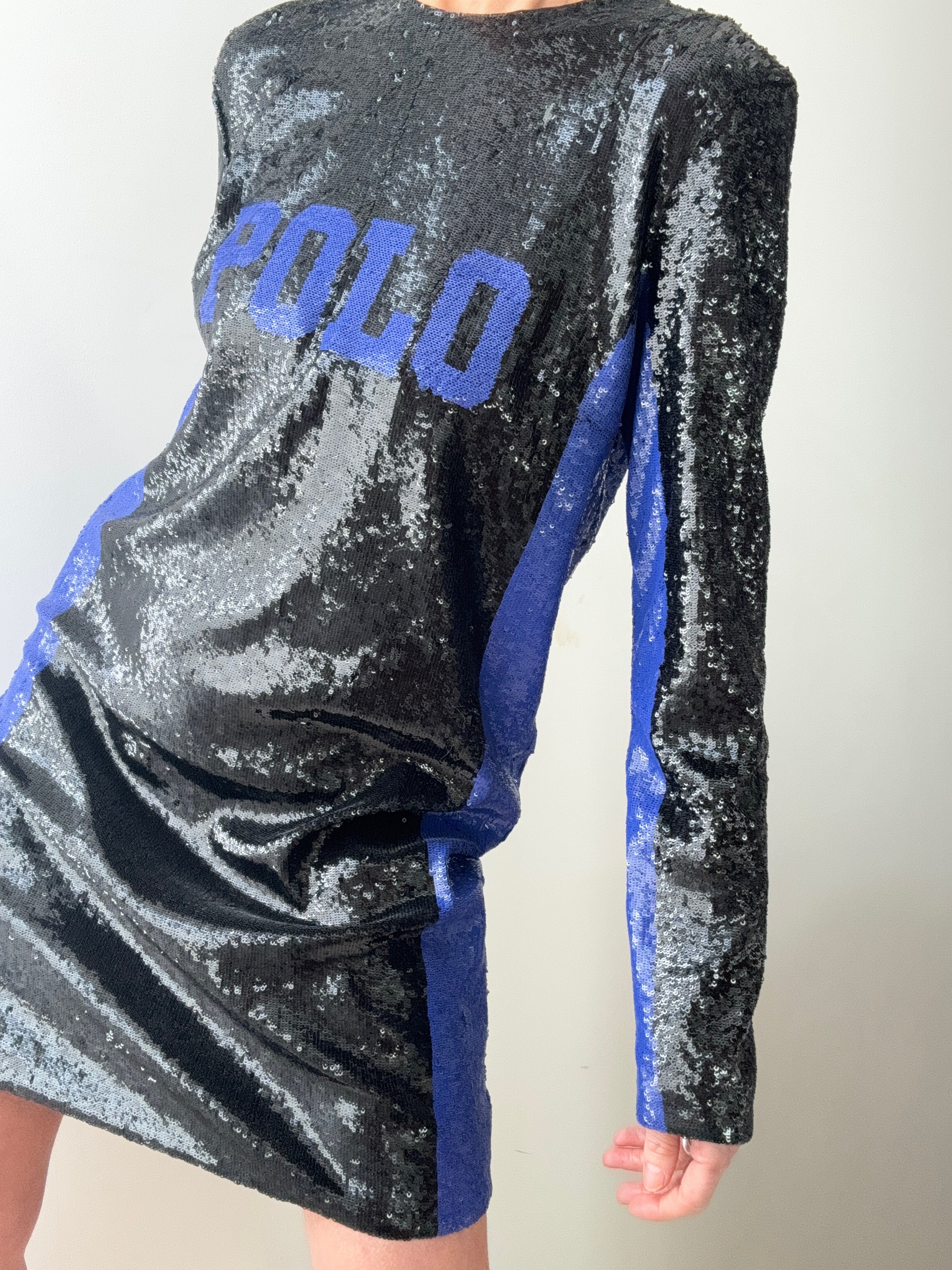 Ralph Lauren Sequin Polo Shift Dress | Dresses