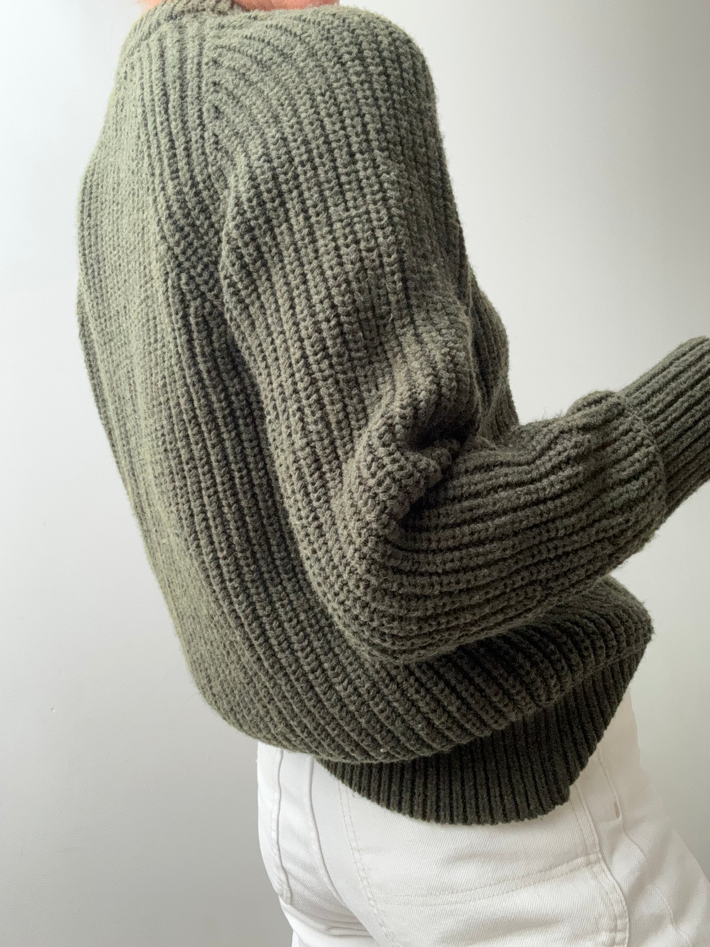 Ralph Lauren Wool Blend Crew Neck Knit Green | Jumpers