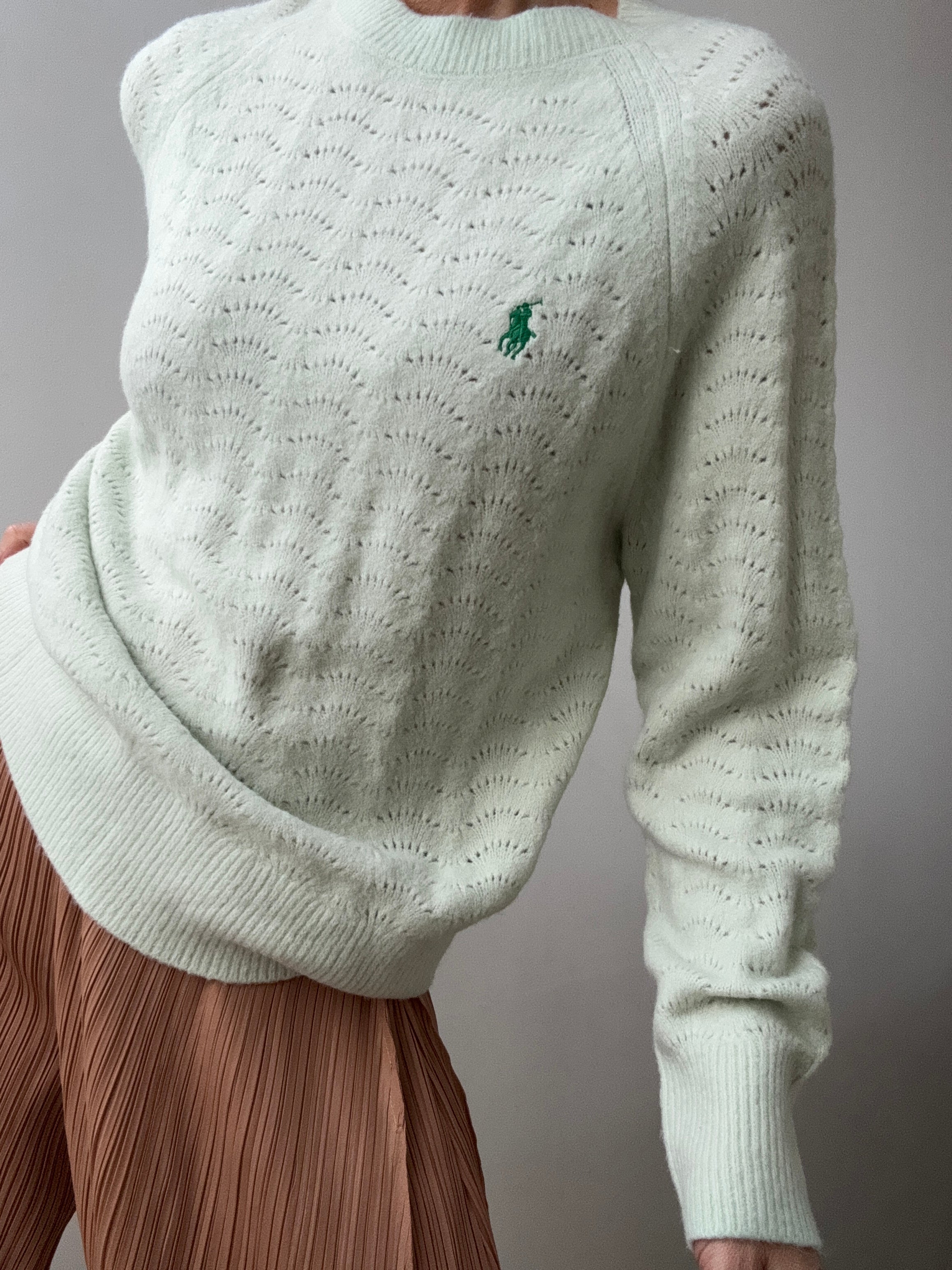 Ralph Lauren Jumpers Ralph Lauren Wool Blend Knit Mint