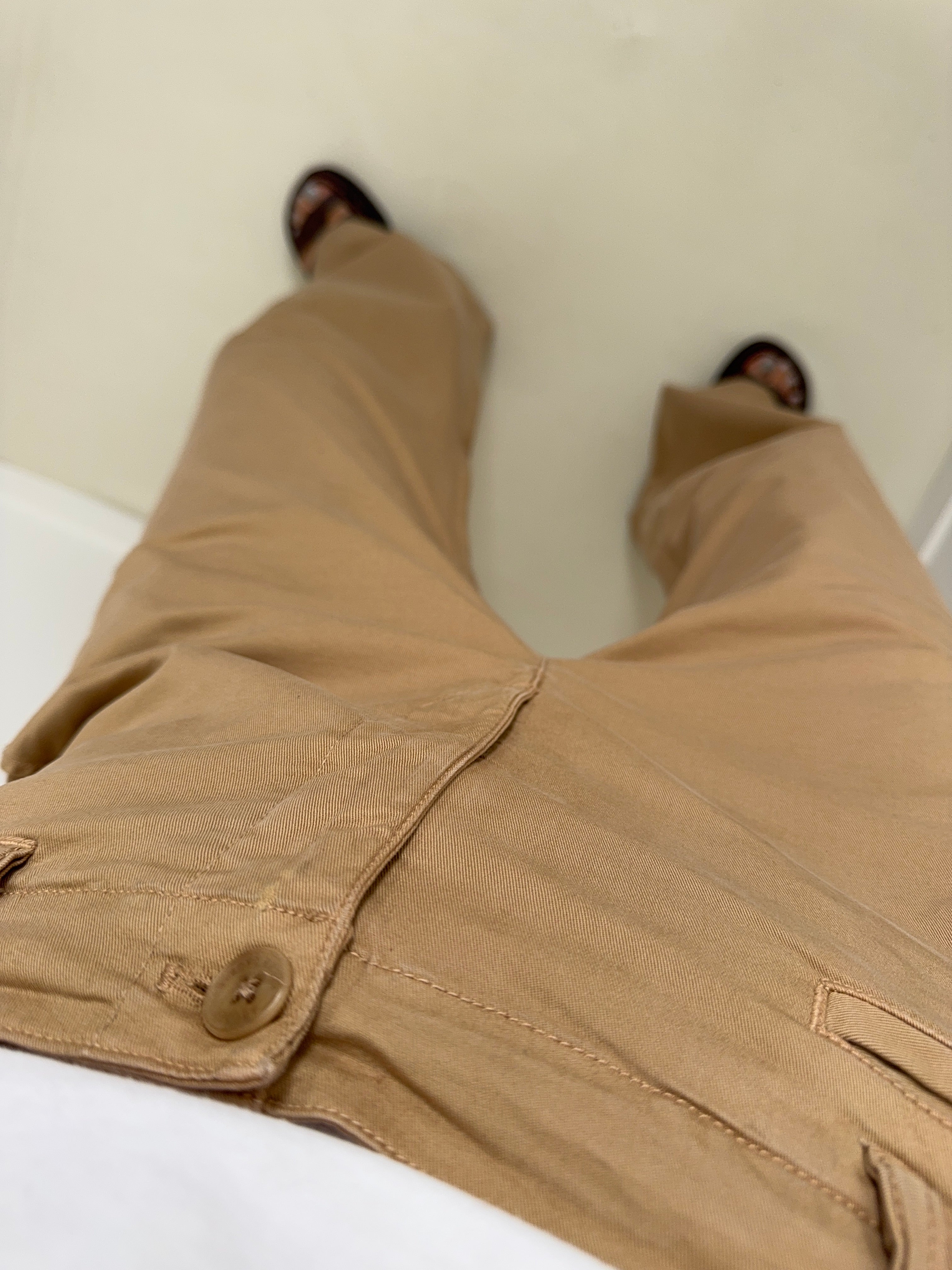 Ralph Lauren Pants Cotton Twill Wide Leg Trouser