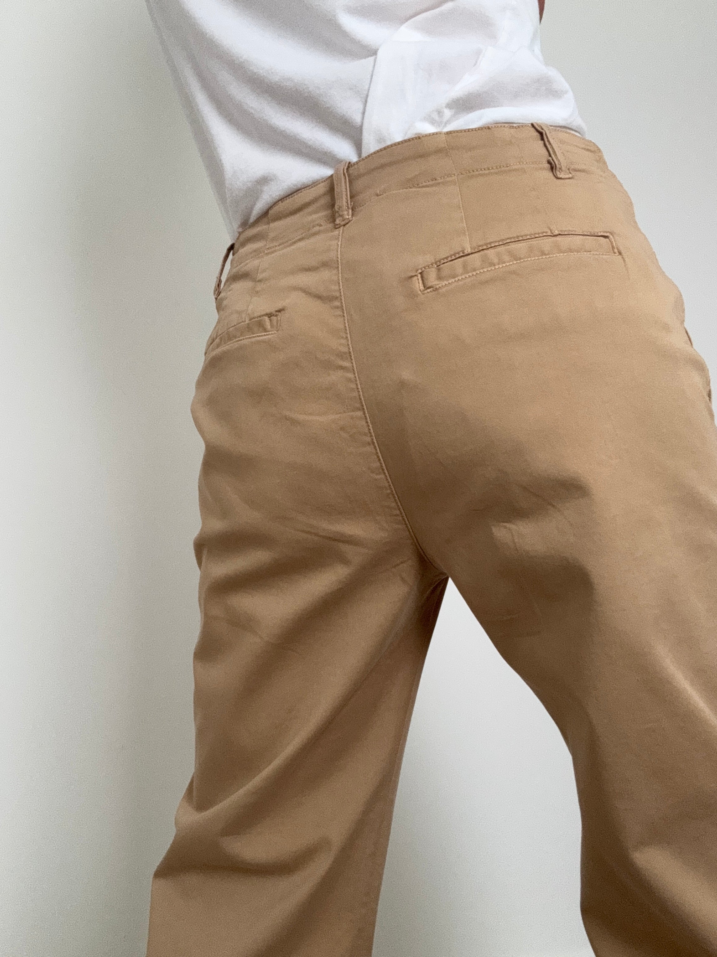 Ralph Lauren Pants Cotton Twill Wide Leg Trouser