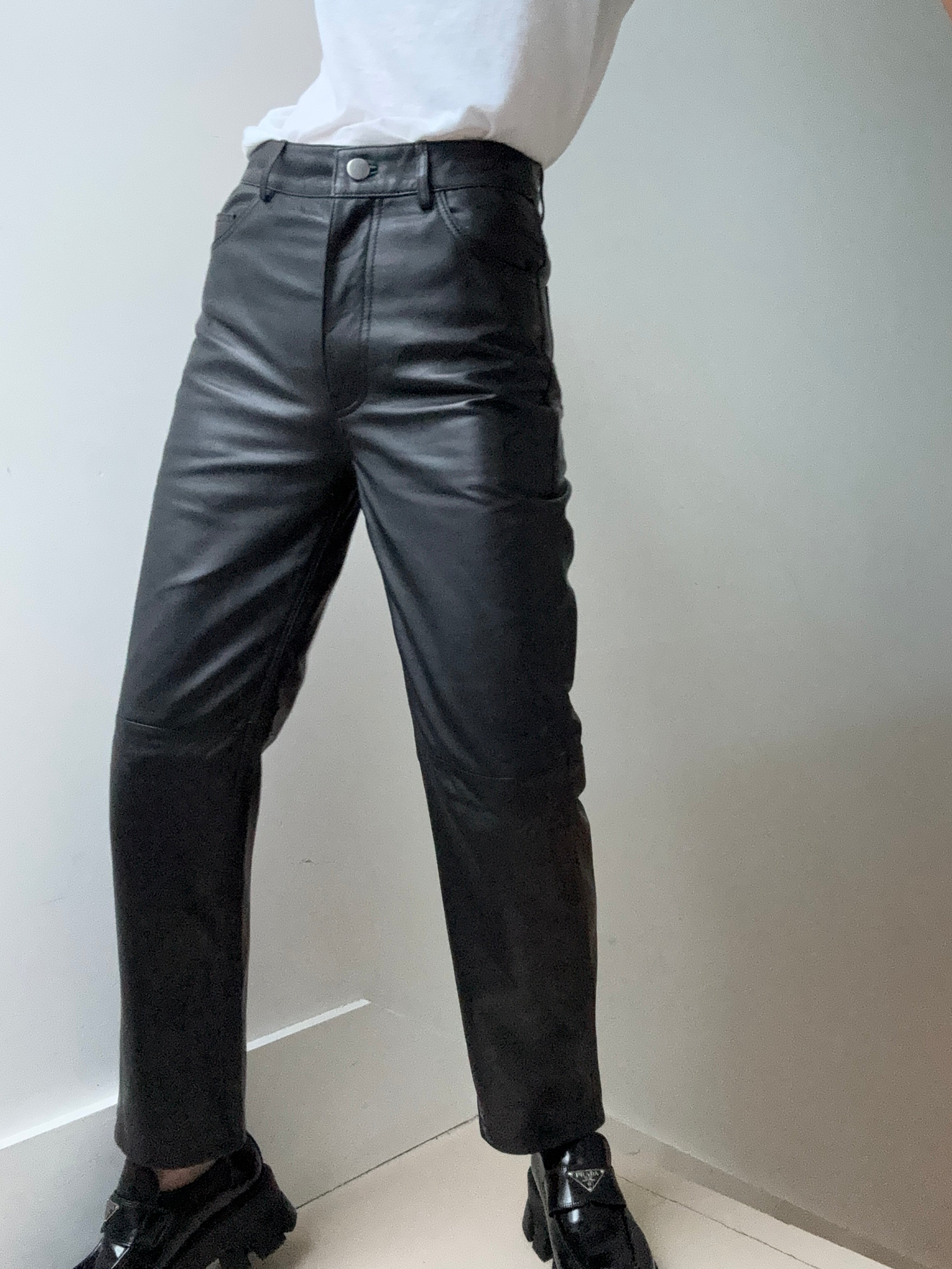 ROSAE PARIS Pants Rosae Paris Le Dan Leather Pants