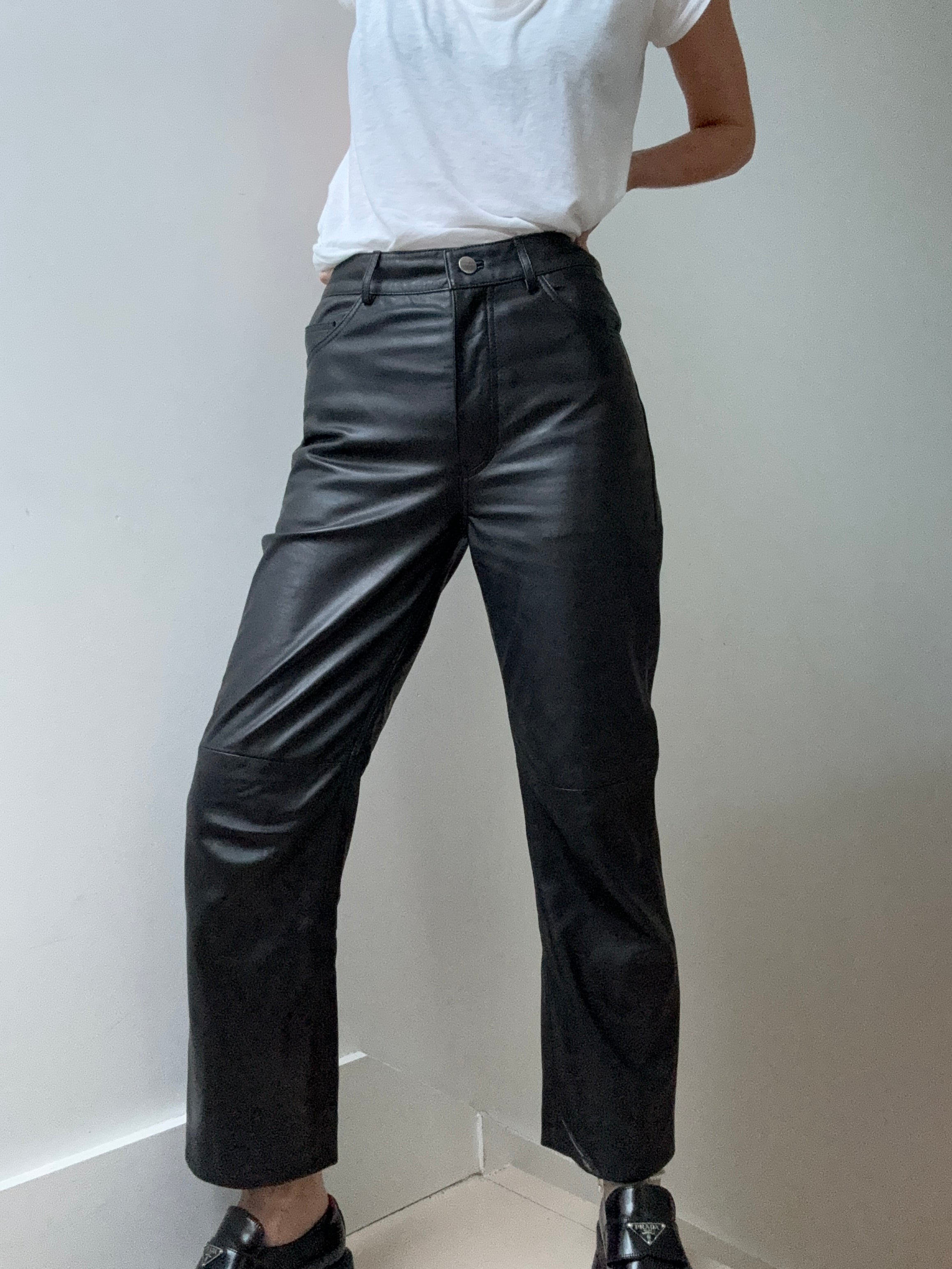 ROSAE PARIS Pants Rosae Paris Le Dan Leather Pants