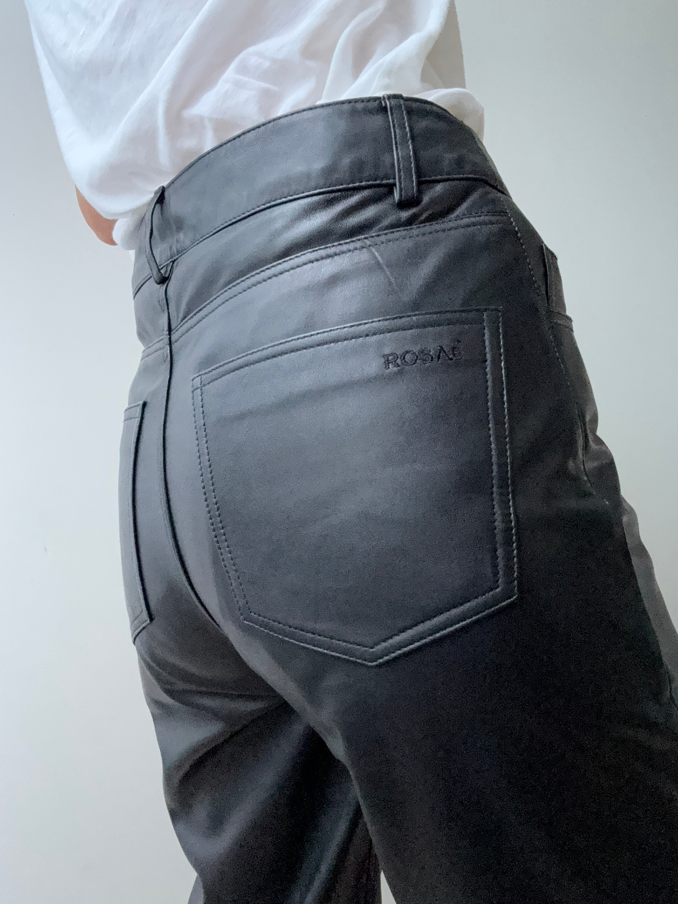 ROSAE PARIS Pants Rosae Paris Le Dan Leather Pants