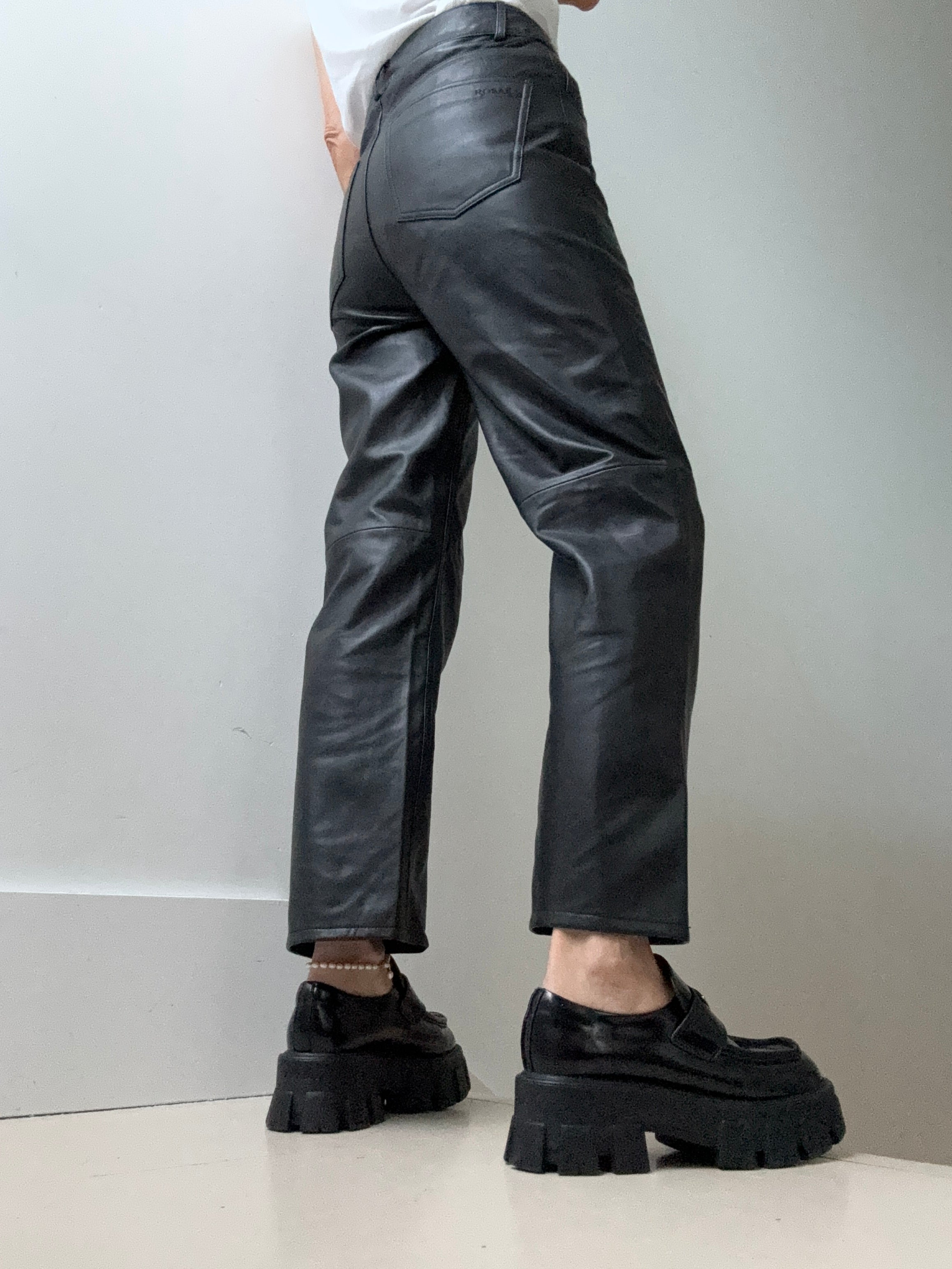 ROSAE PARIS Pants Rosae Paris Le Dan Leather Pants