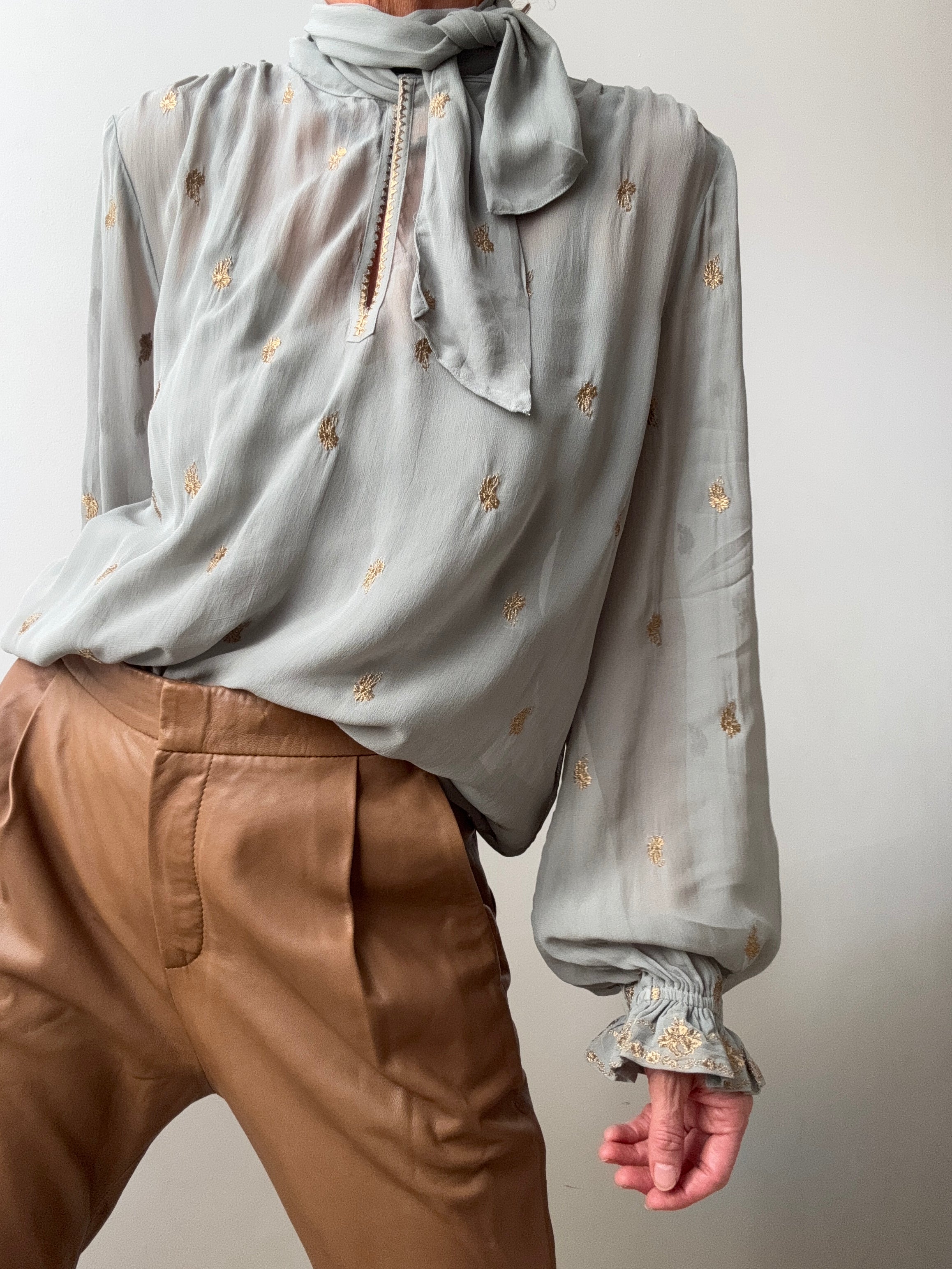 Scotch & Soda Sage Jacquard Blouse | Blouses