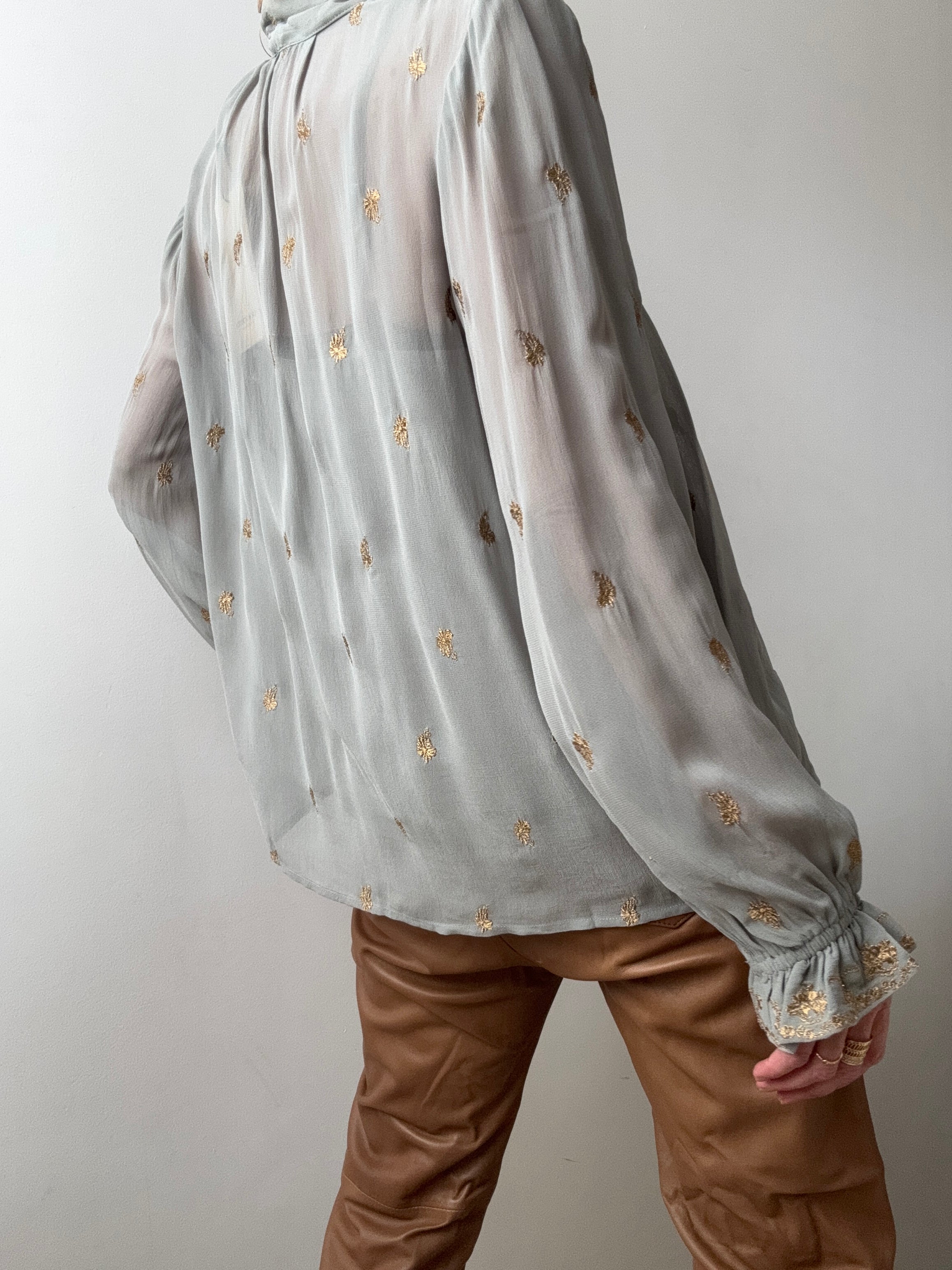 Scotch & Soda Sage Jacquard Blouse | Blouses