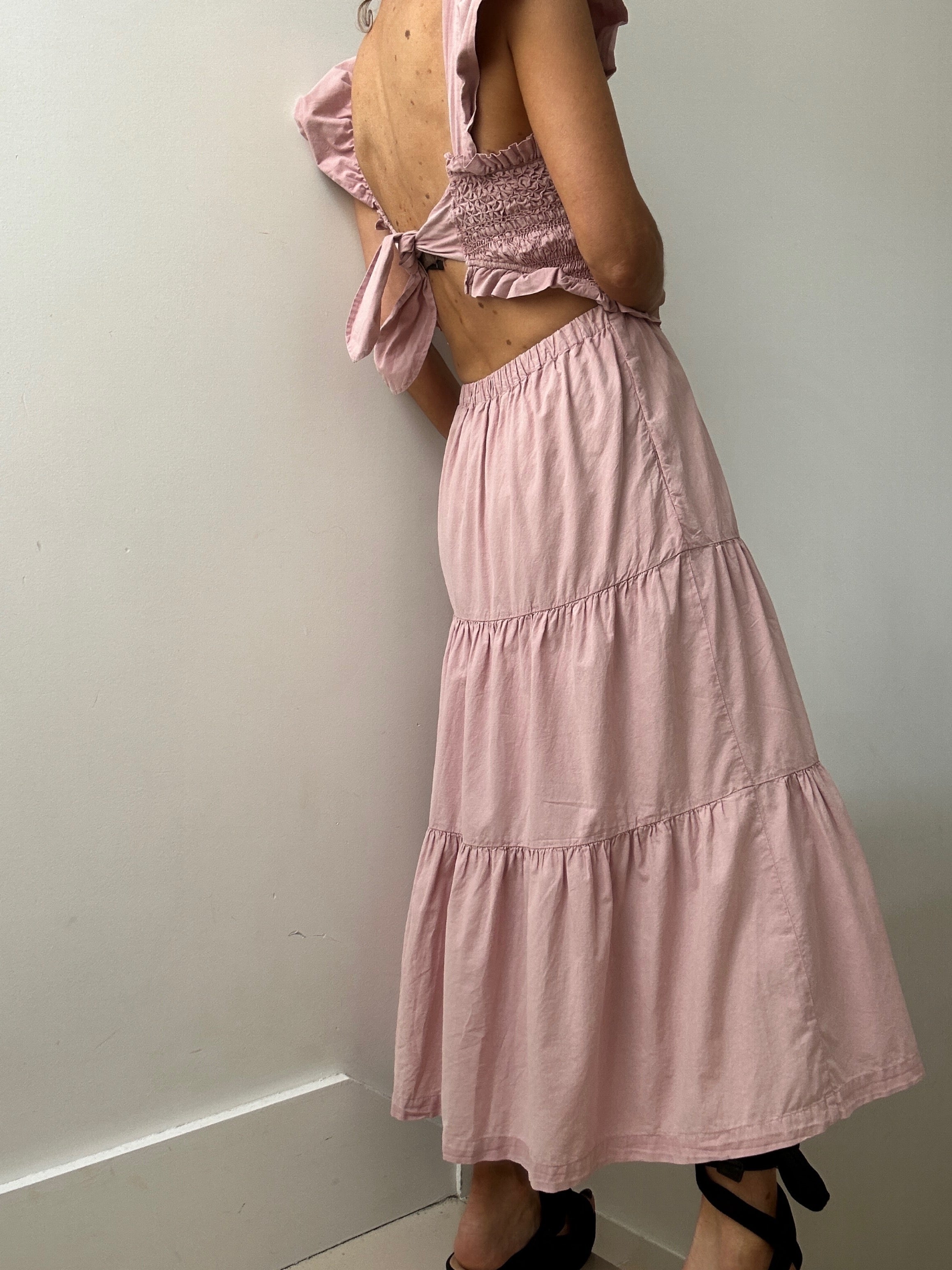 Sea Dresses Sea NY Shirred Bodice Dress Blush