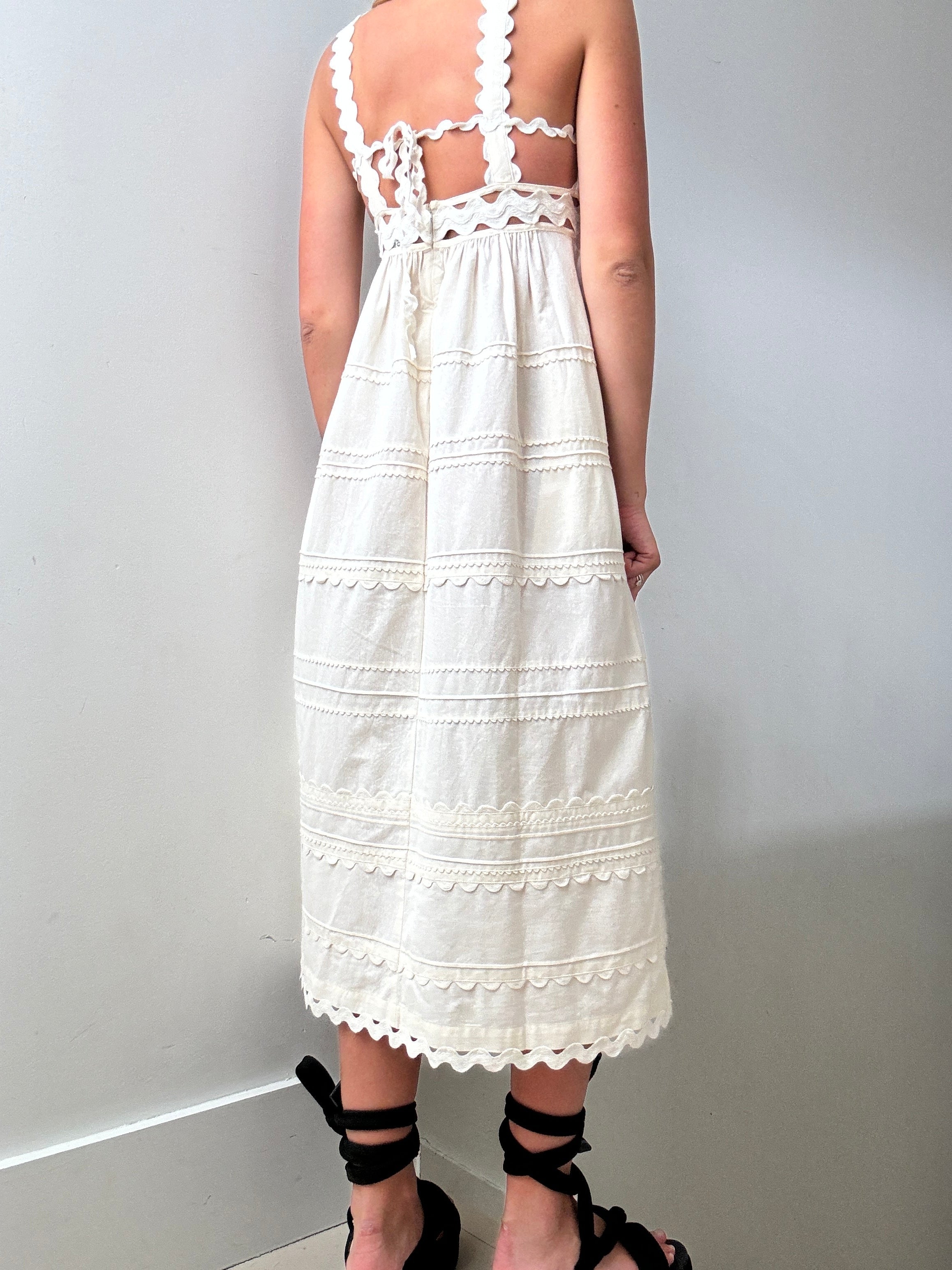 Sea Ryleigh Ric Rac Dress Cream | Dresses