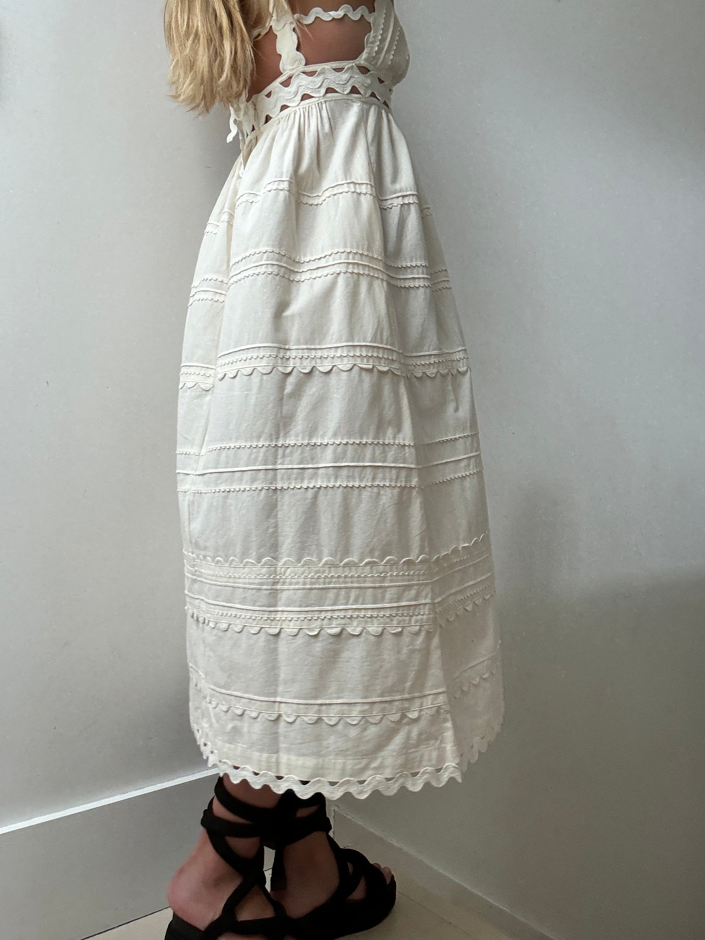 Sea Ryleigh Ric Rac Dress Cream | Dresses