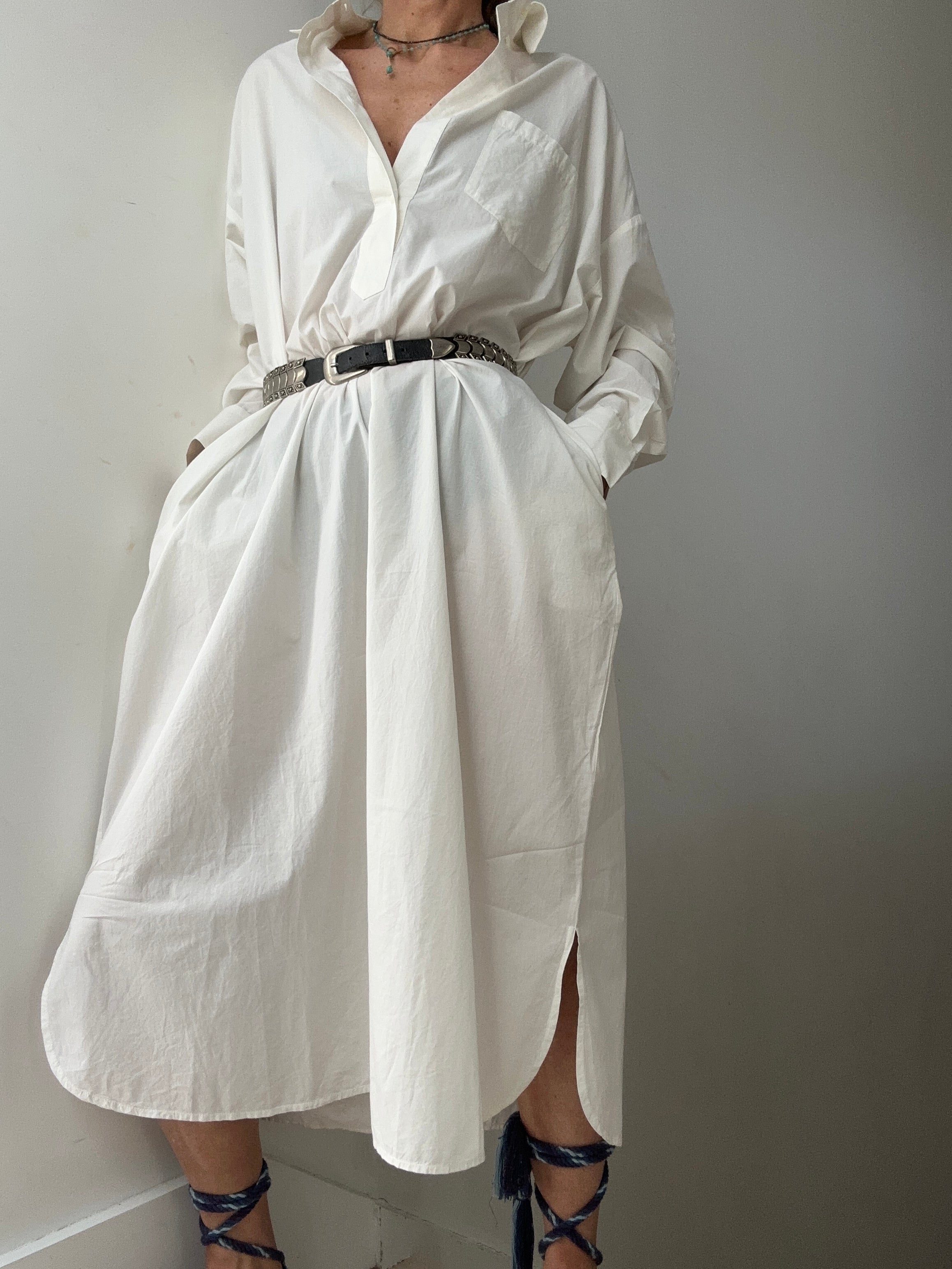 Skall Studio Dresses Edgar Shirtdress Vanilla