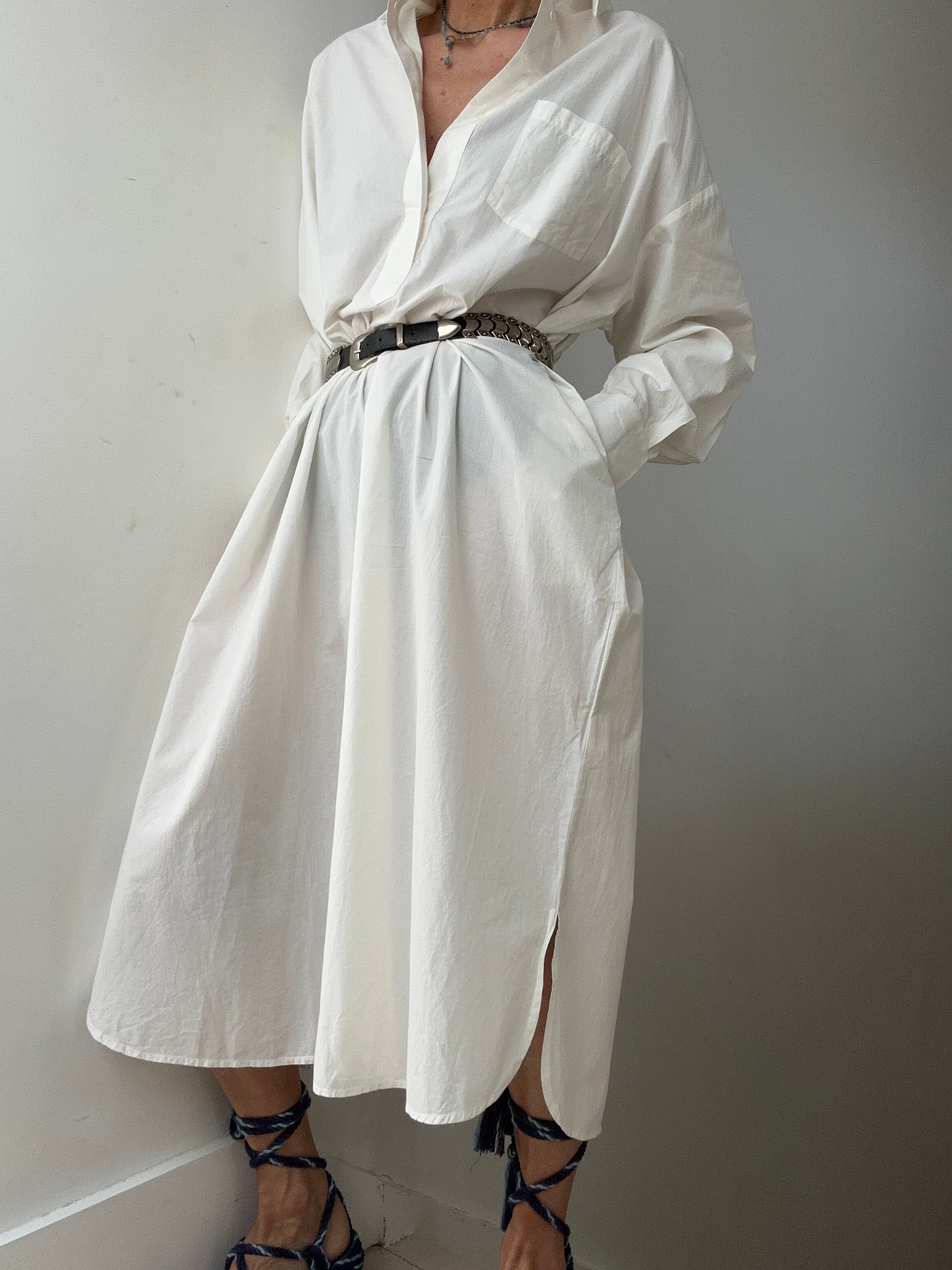 Skall Studio Dresses Edgar Shirtdress Vanilla