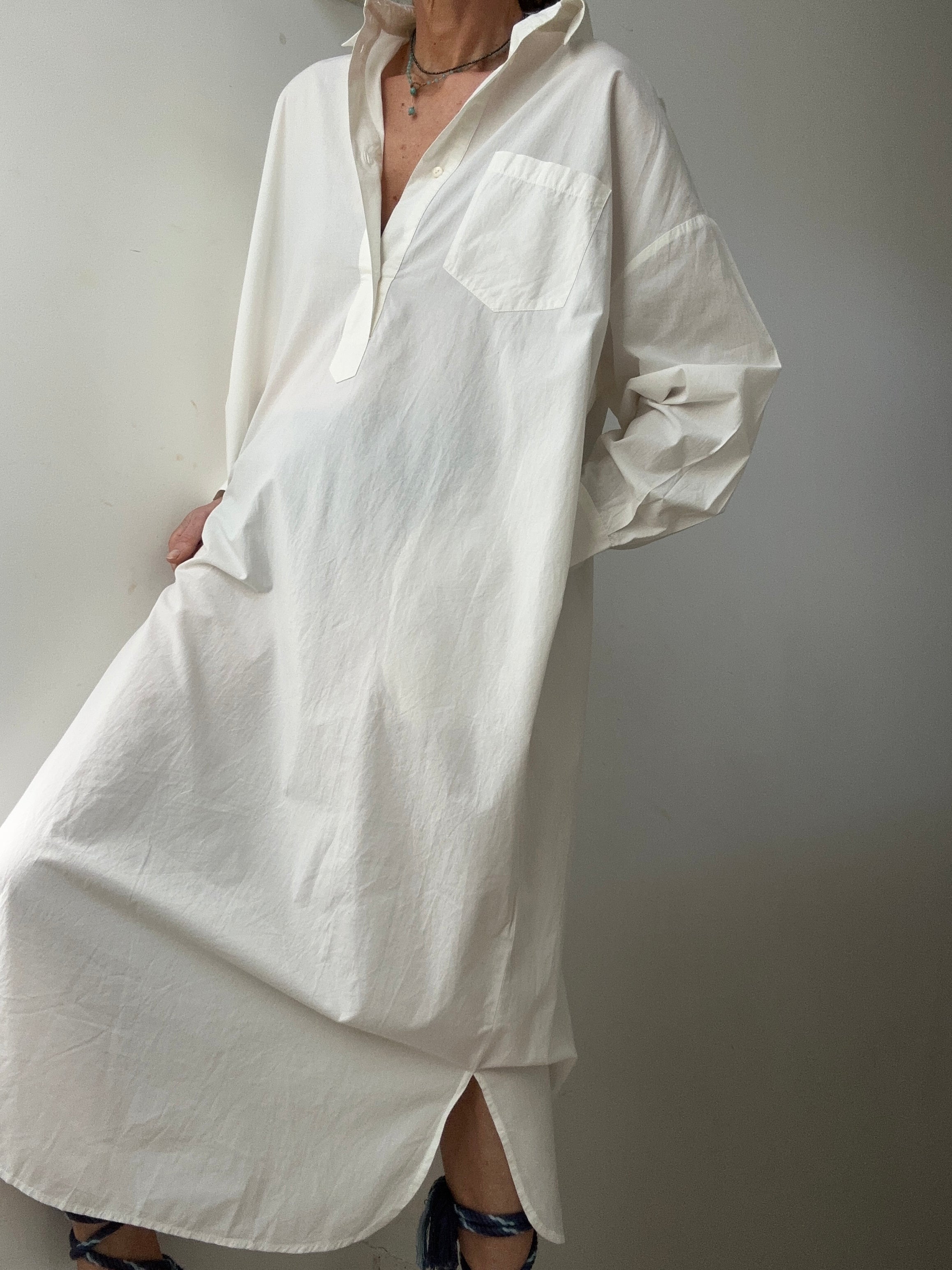 Skall Studio Dresses Edgar Shirtdress Vanilla