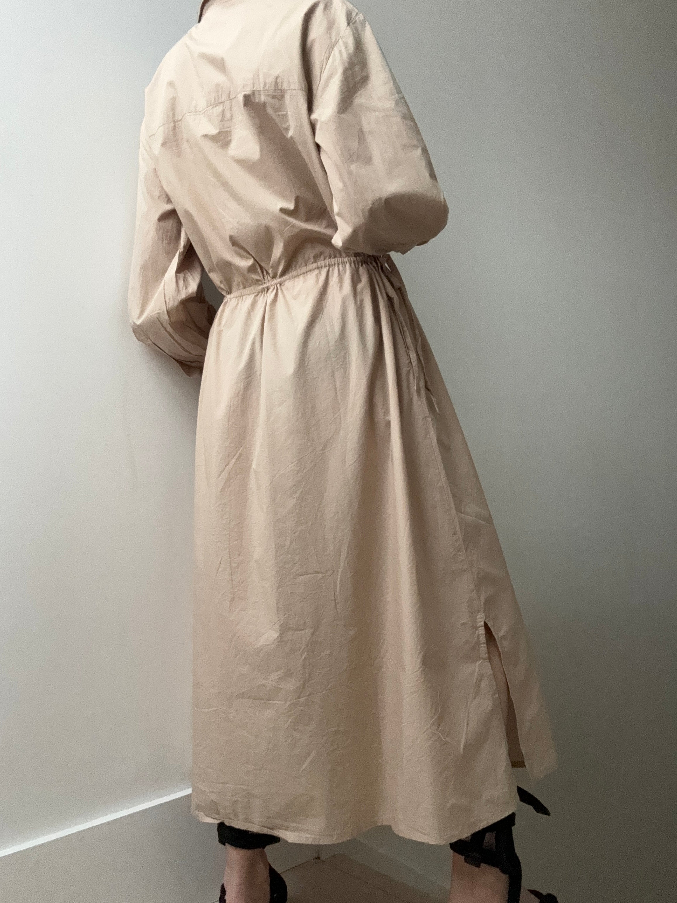 Mia Shirtdress Dark Bone | Dresses