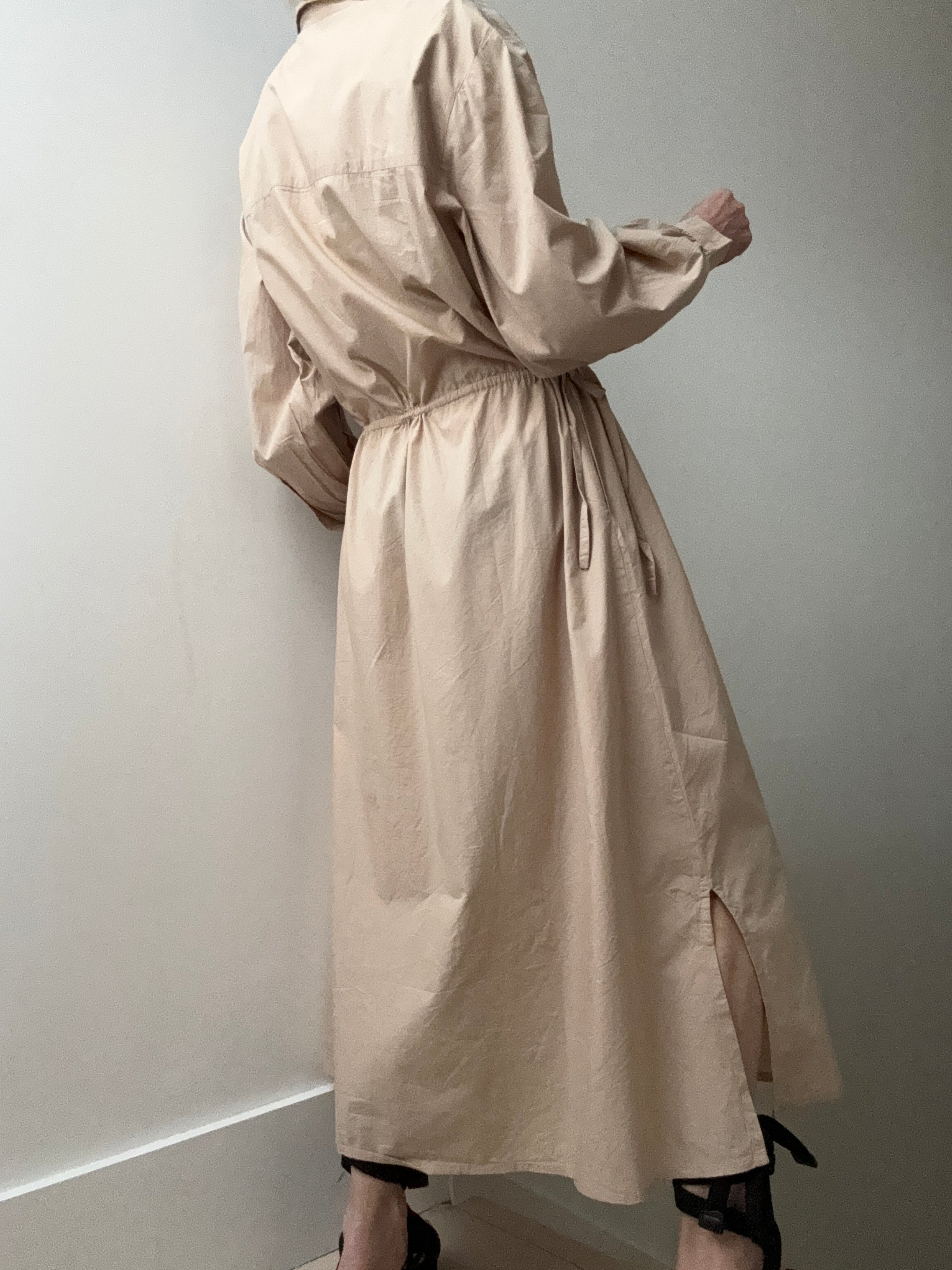 Mia Shirtdress Dark Bone | Dresses