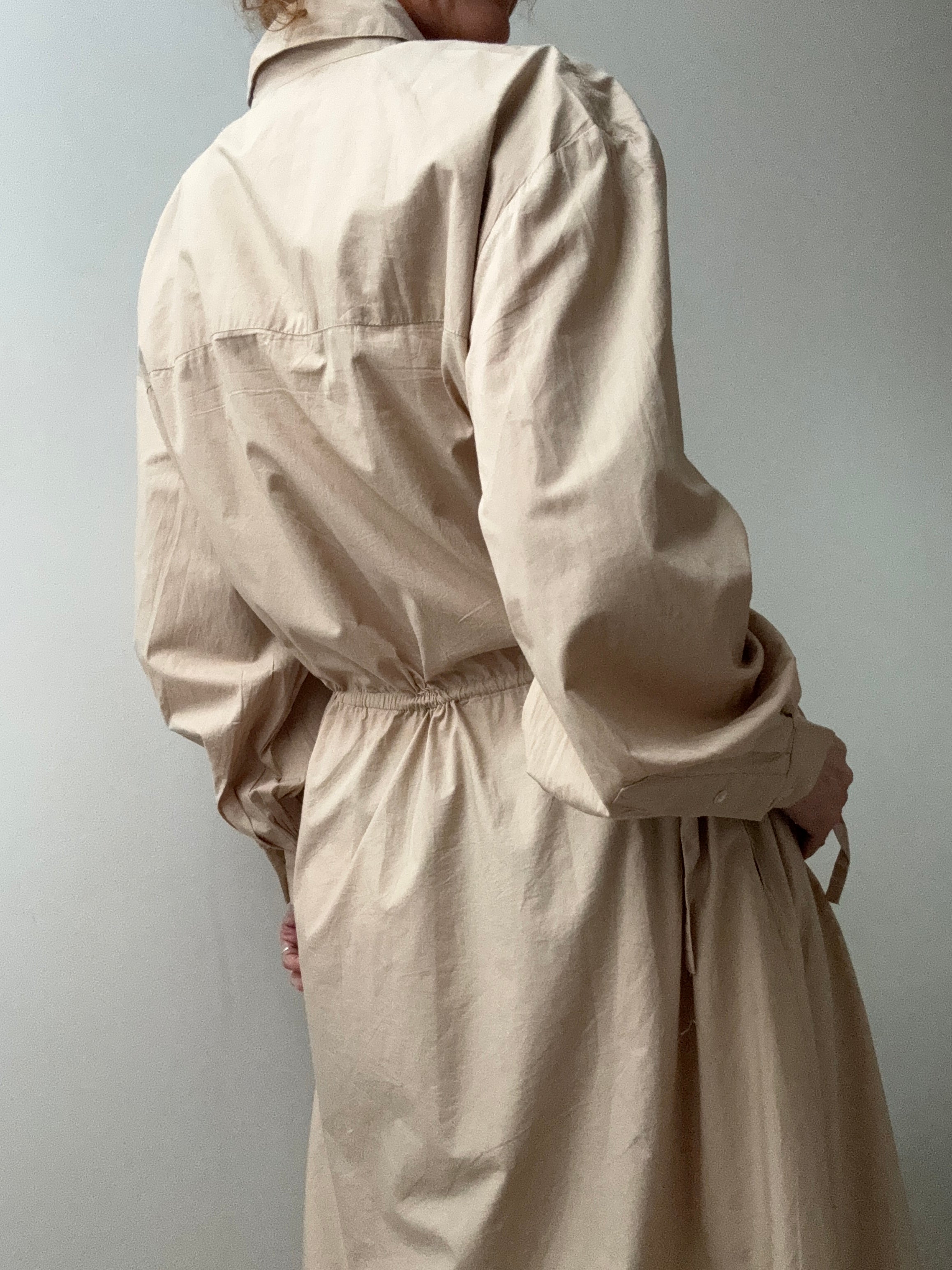 Mia Shirtdress Dark Bone | Dresses