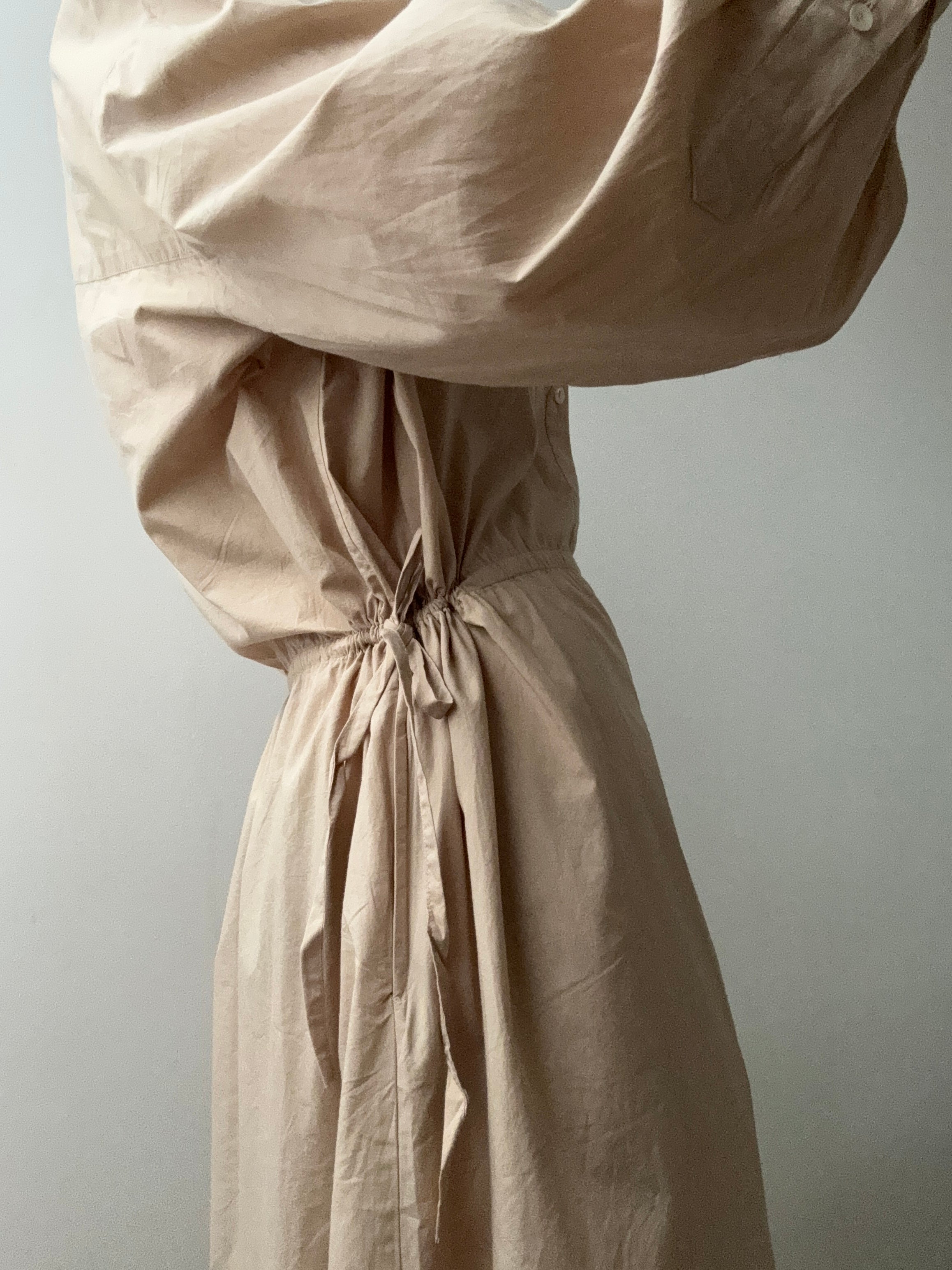 Mia Shirtdress Dark Bone | Dresses