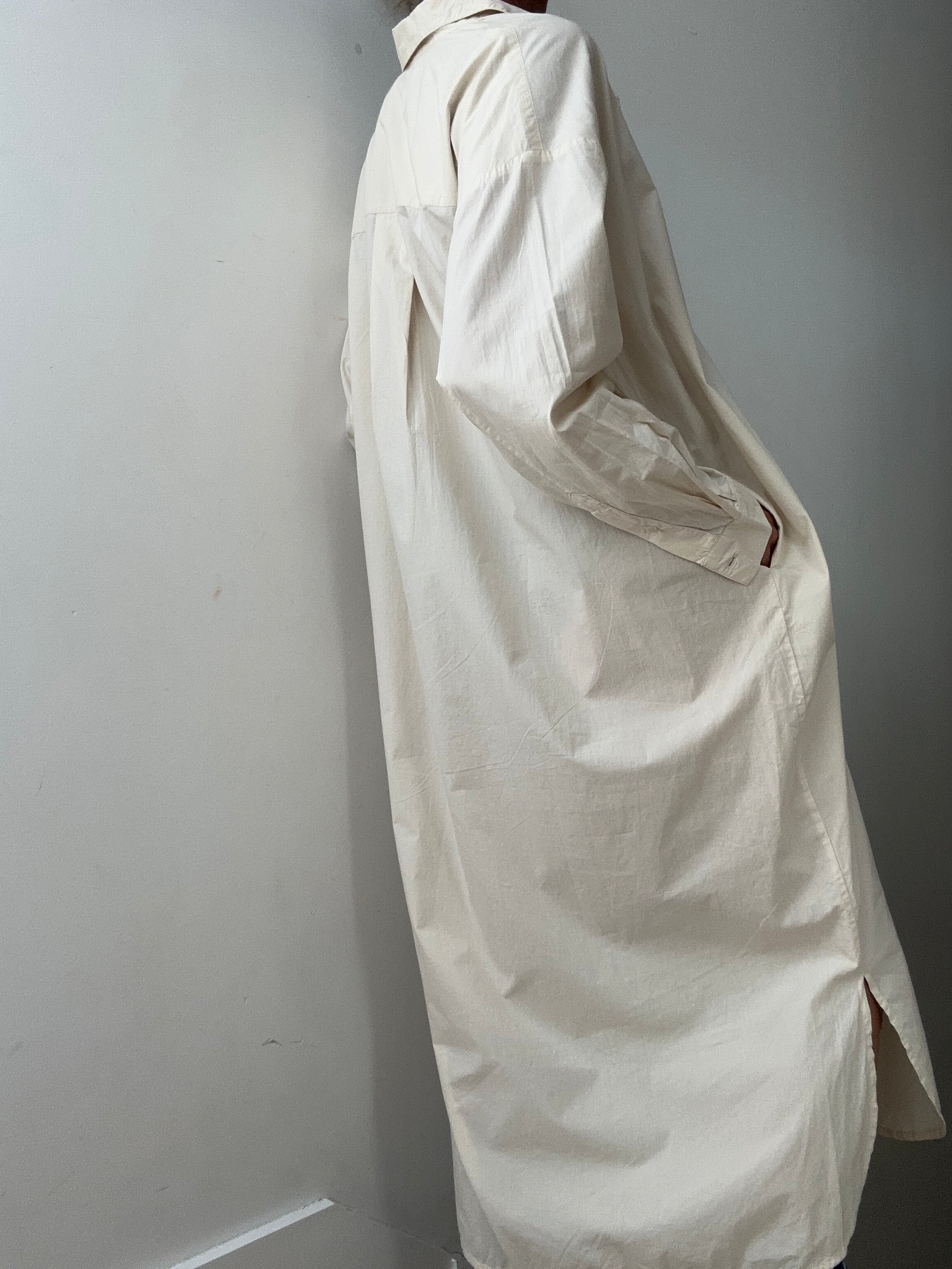 Skall Studio Dresses Skall Studio Edgar Shirtdress Bone
