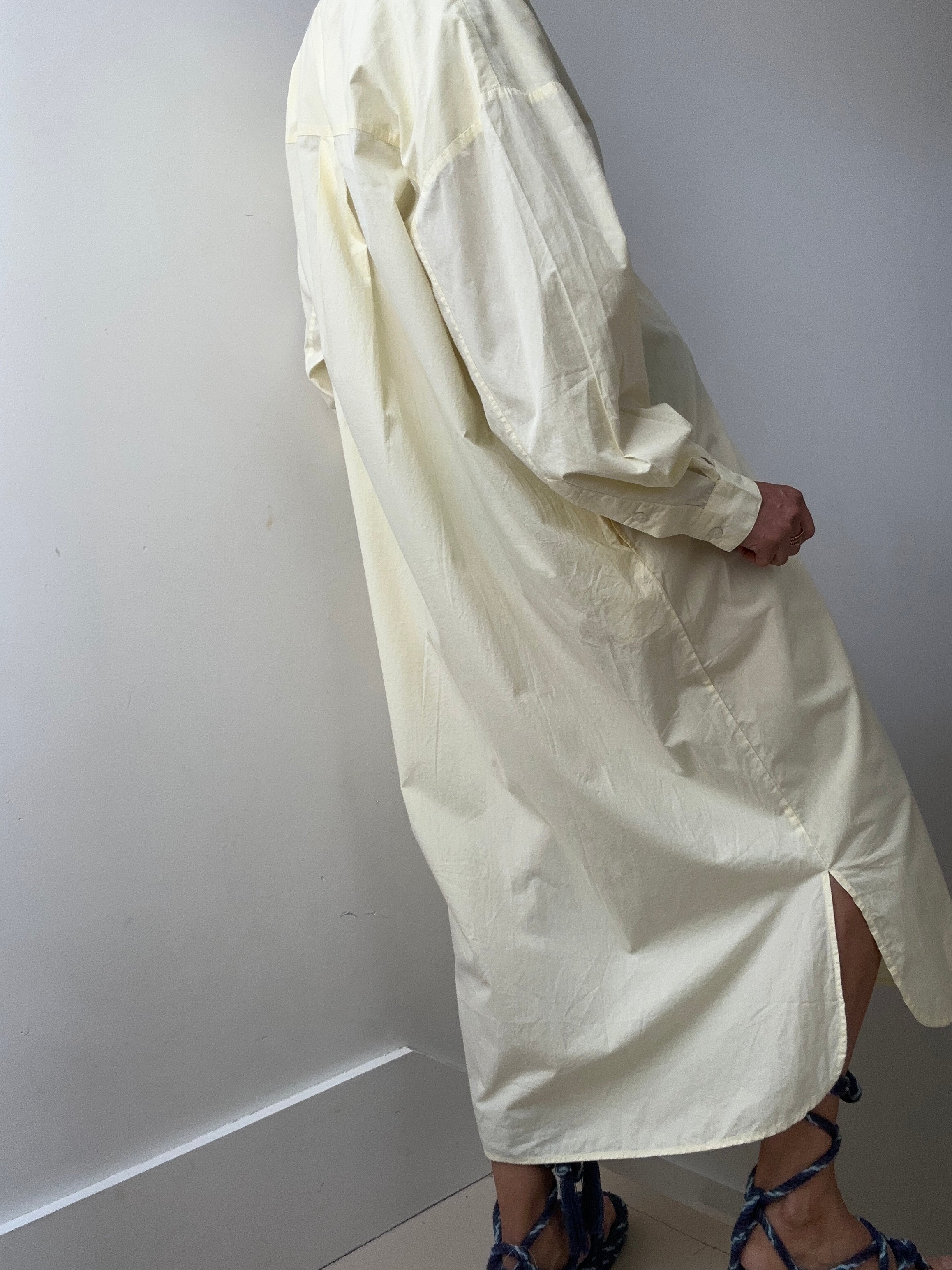 Skall Studio Dresses Skall Studio Edgar Shirtdress Lemon