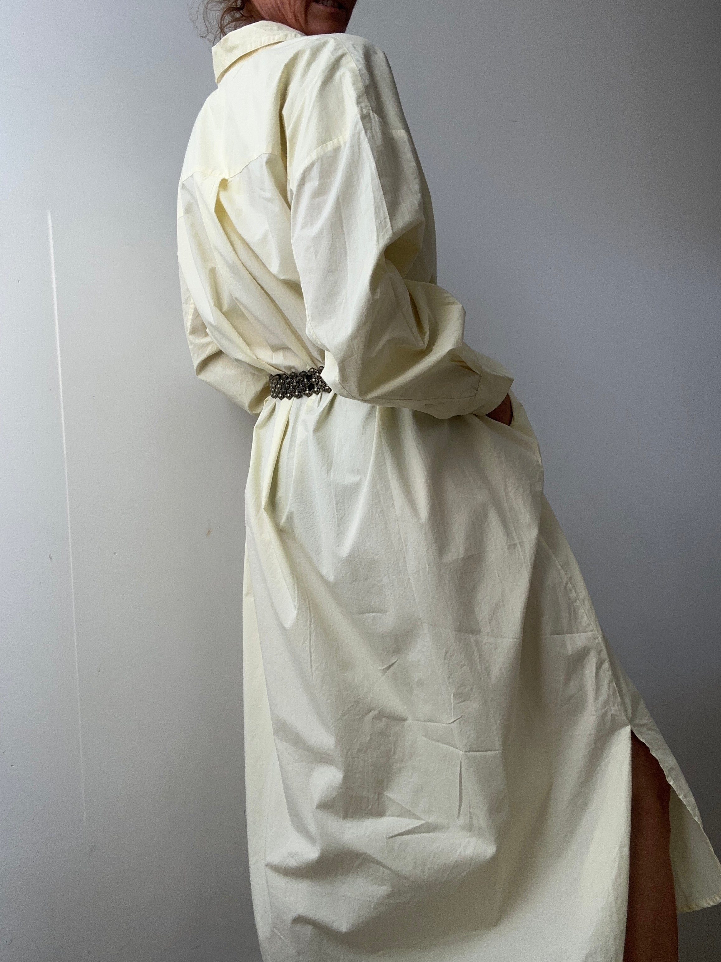 Skall Studio Dresses Skall Studio Edgar Shirtdress Lemon