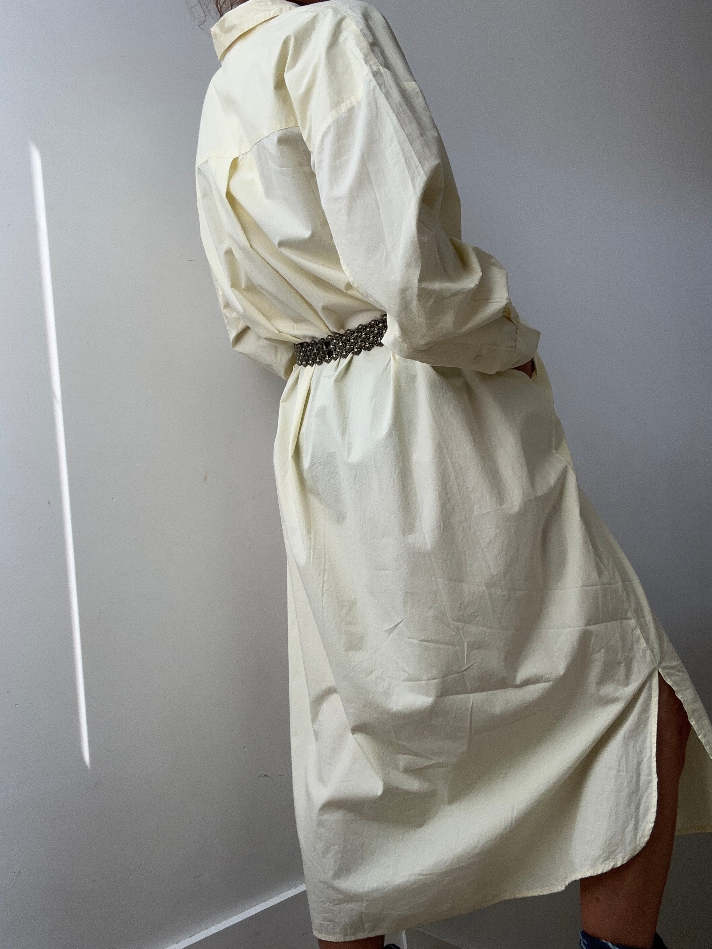 Skall Studio Dresses Skall Studio Edgar Shirtdress Lemon