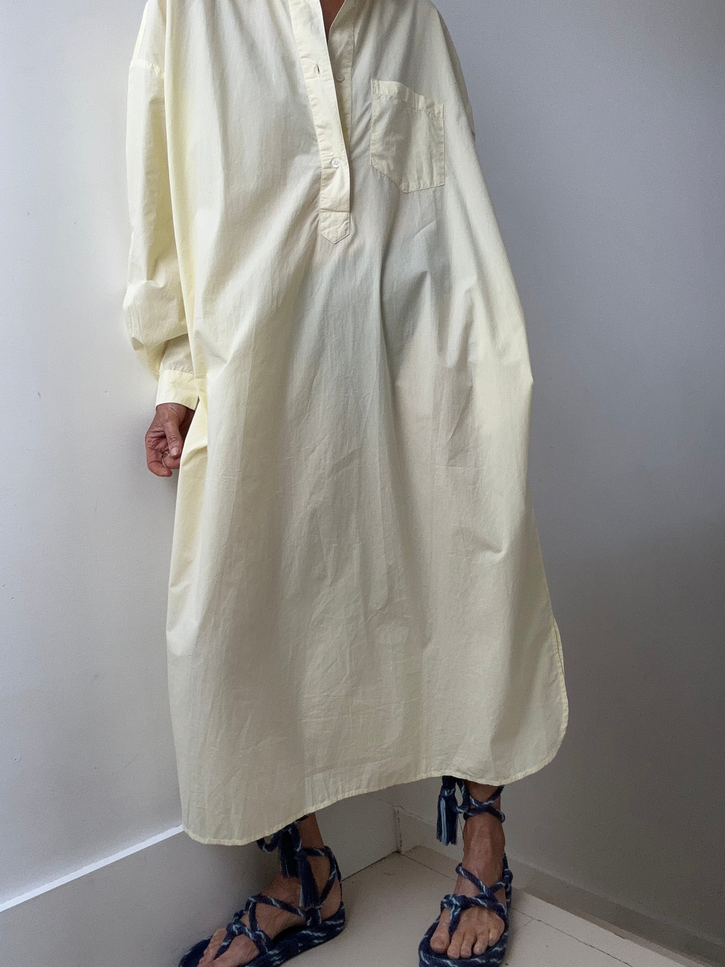 Skall Studio Dresses Skall Studio Edgar Shirtdress Lemon