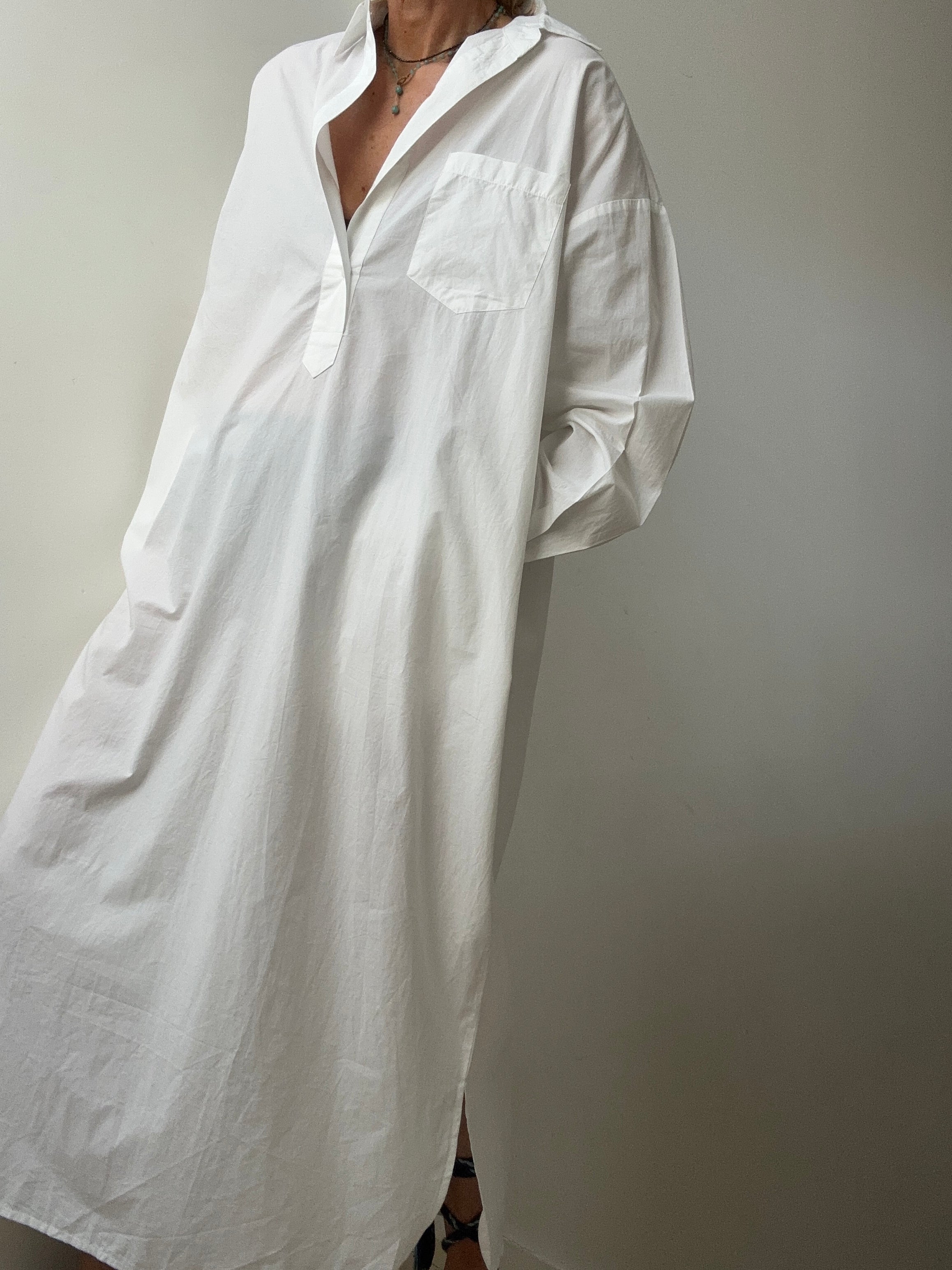 Skall Studio Edgar Shirtdress White | Dresses